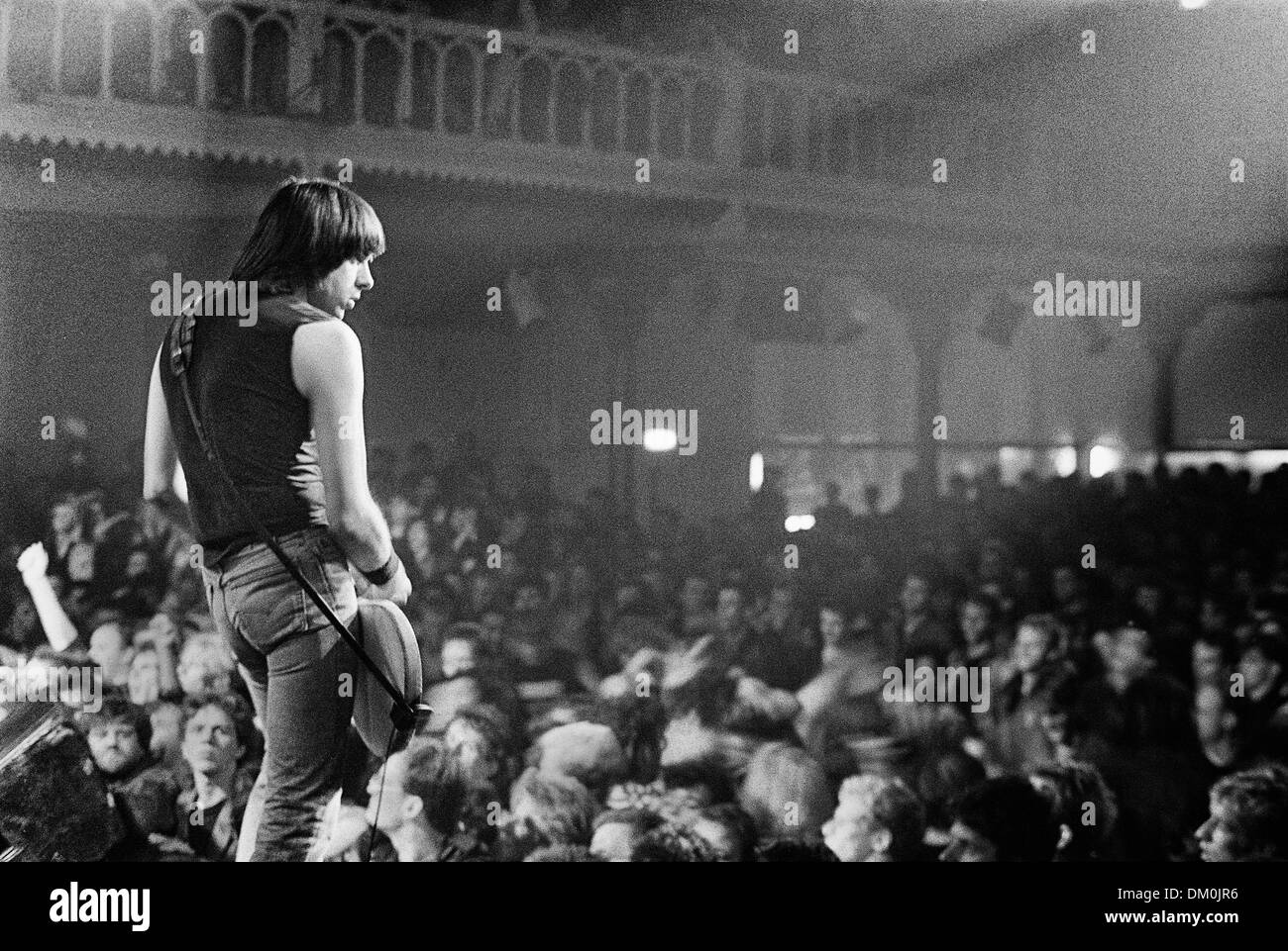 Johnny Ramone live at the Paradiso, Amsterdam 1989 Stock Photo