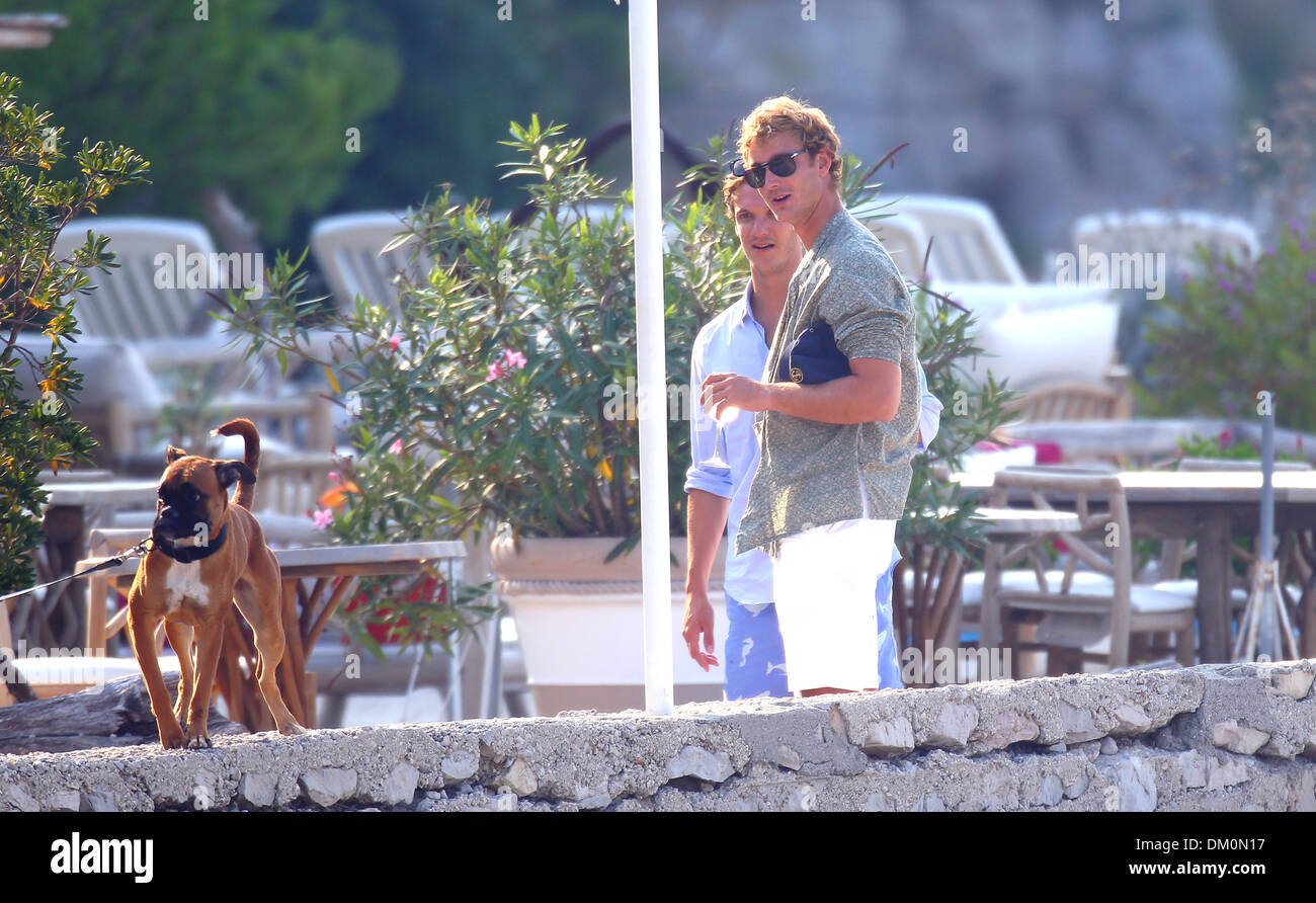 Pierre Casiraghi on vacation with his family South of France - 08.09.12