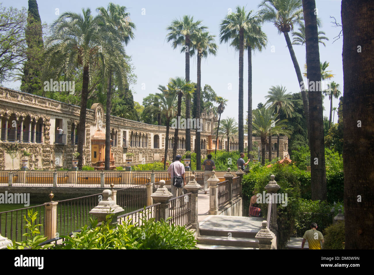 Gardens Of The Alcazar Royal Palace Seville Andalucia Spain