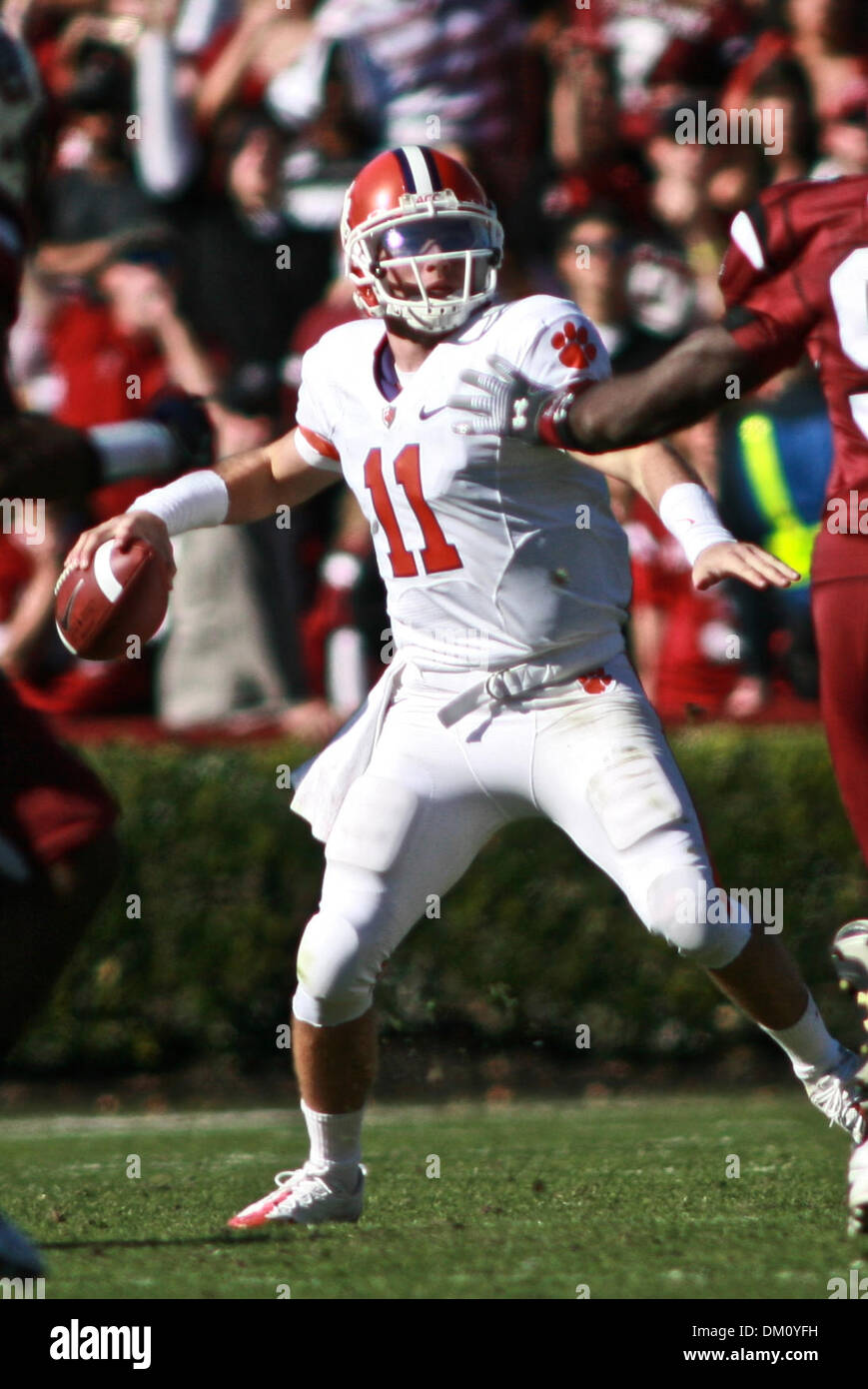 Nov. 28, 2009 - Columbia, South Carolina, U.S - 28 November 2009: Clemson quarterback Kyle Parker. (Credit Image: © Frankie Creel/Southcreek Global/ZUMApress.com) Stock Photo