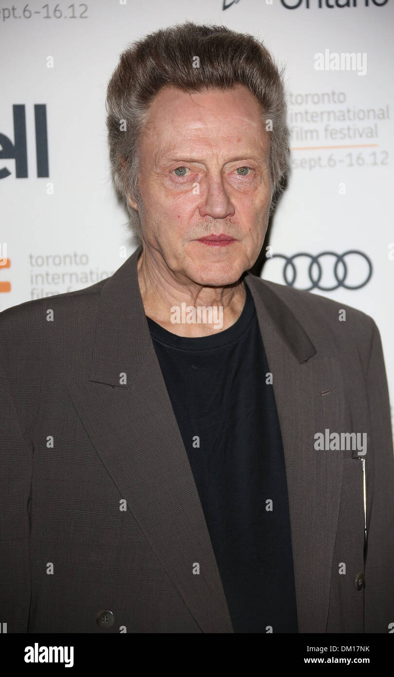 Christopher Walken 2012 Toronto International Film Festival - 'Seven Psychopaths' - Premiere Toronto Canada - 07.09.12 Stock Photo