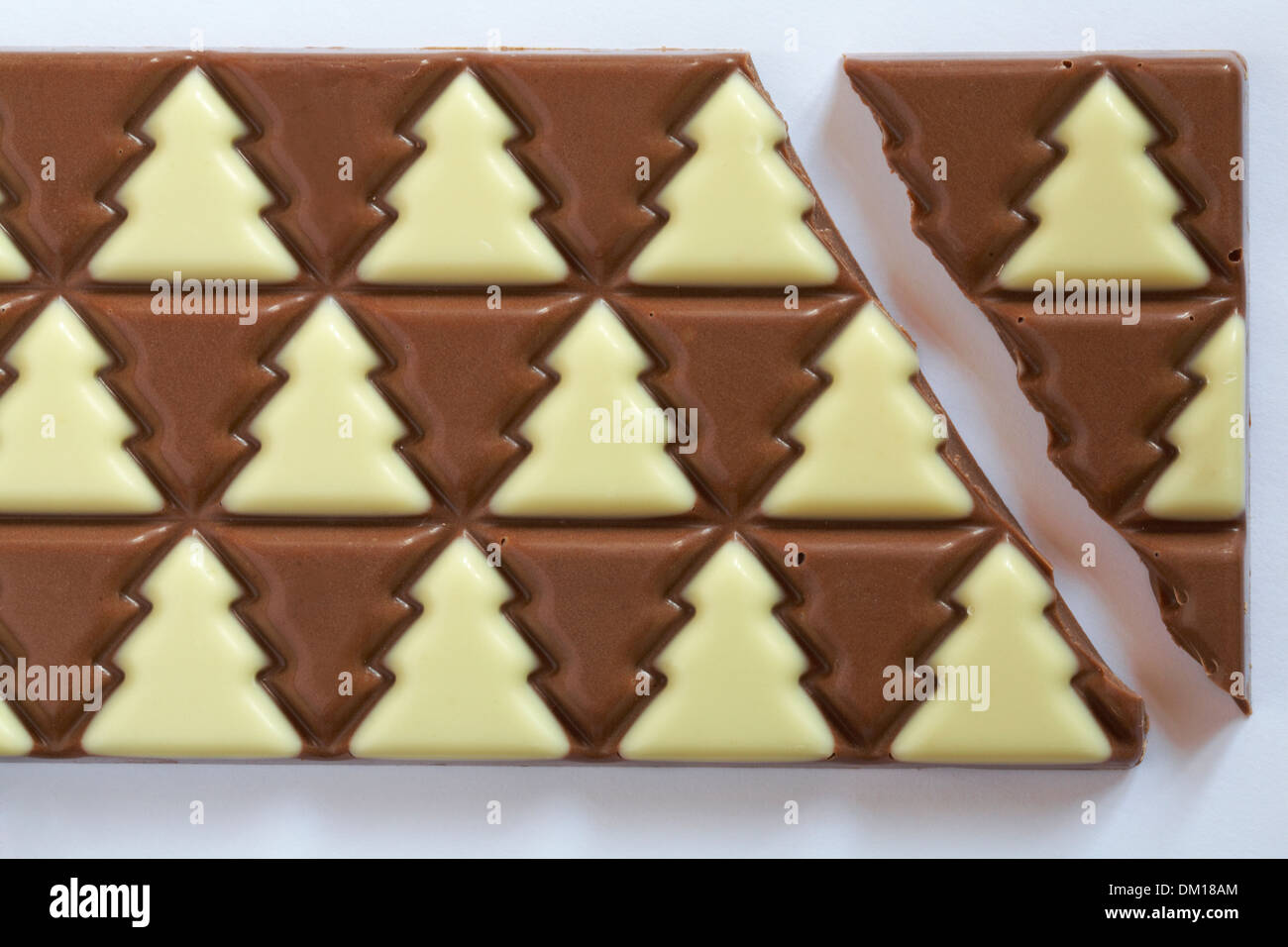 Cadbury Dairy Milk Winter Wonderland treeshaped milk & white chocolate