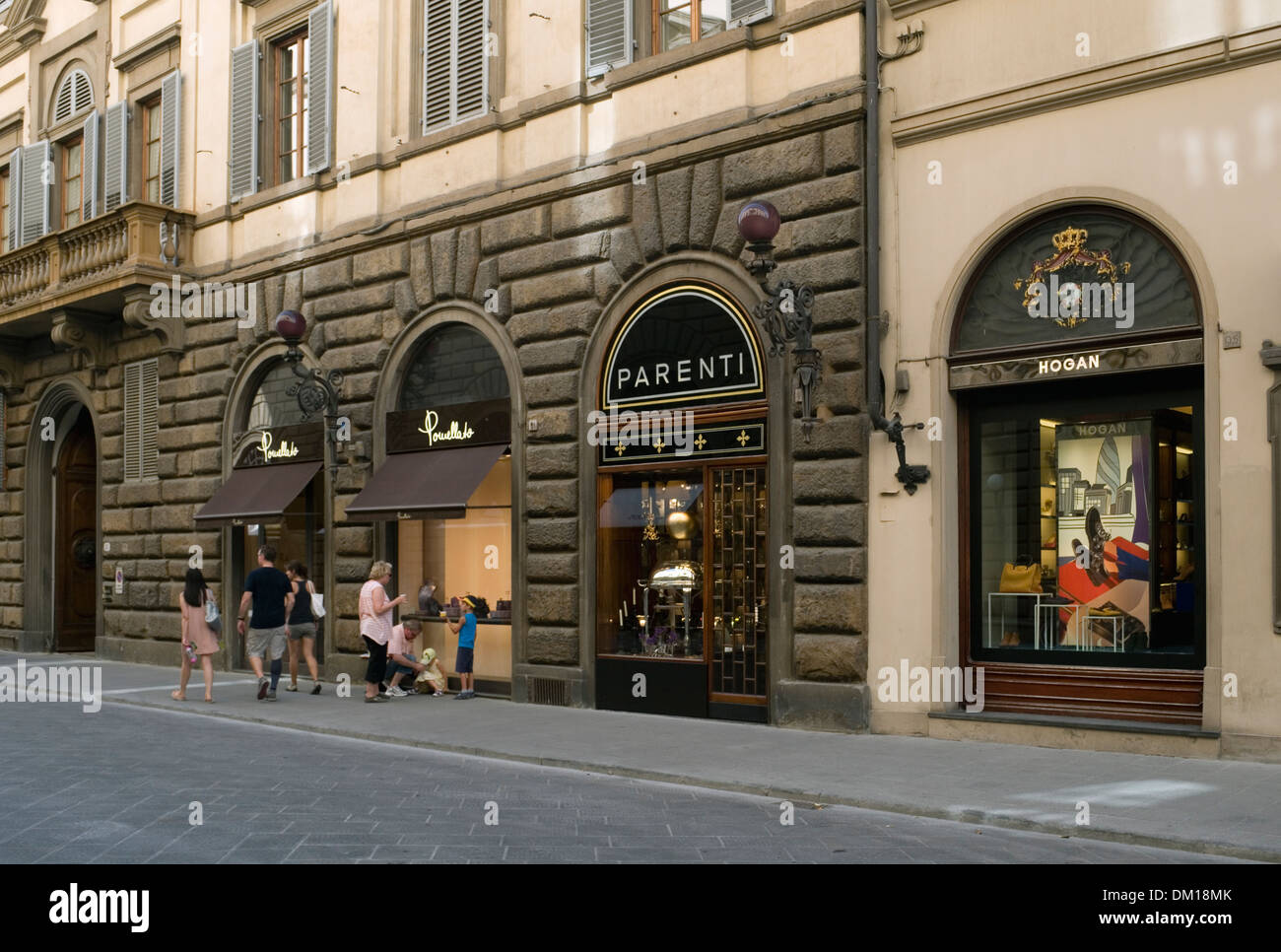 boutique in Via Tornabuoni, Florence, Italy Stock Photo - Alamy