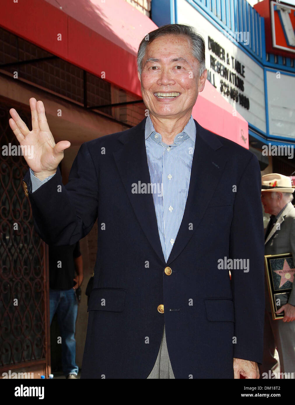 George Takei at Walter Koenig honor with a Star on Hollywood Walk of Fame Hollywood California - 10.09.12 Featuring: George Stock Photo