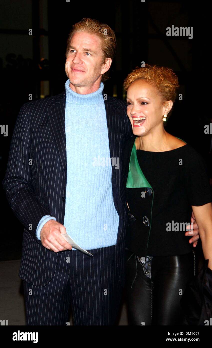 Matthew modine wife caridad rivera hi-res stock photography and images ...