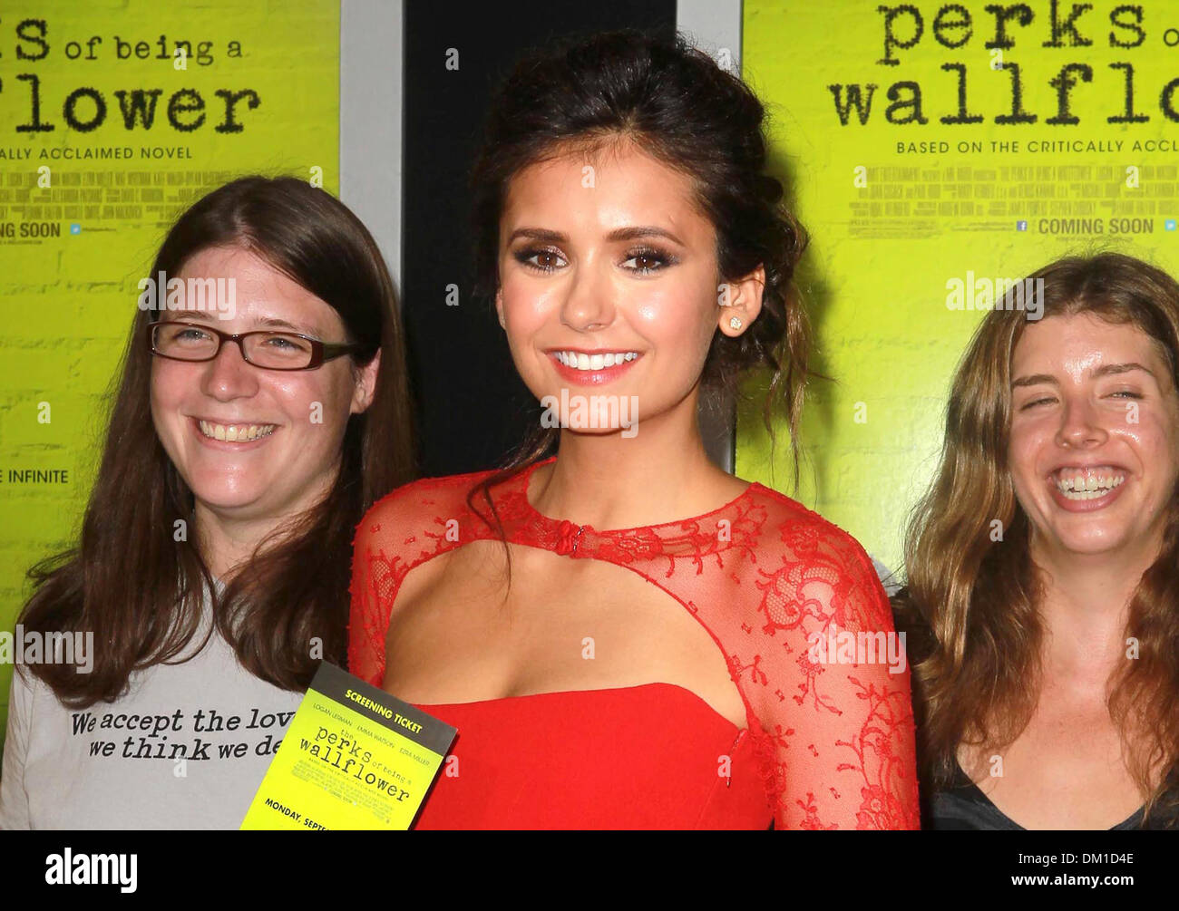 Nina Dobrev Los Angeles Premiere of 'The Perks of Being a Wallflower' at ArcLight Cinerama Dome