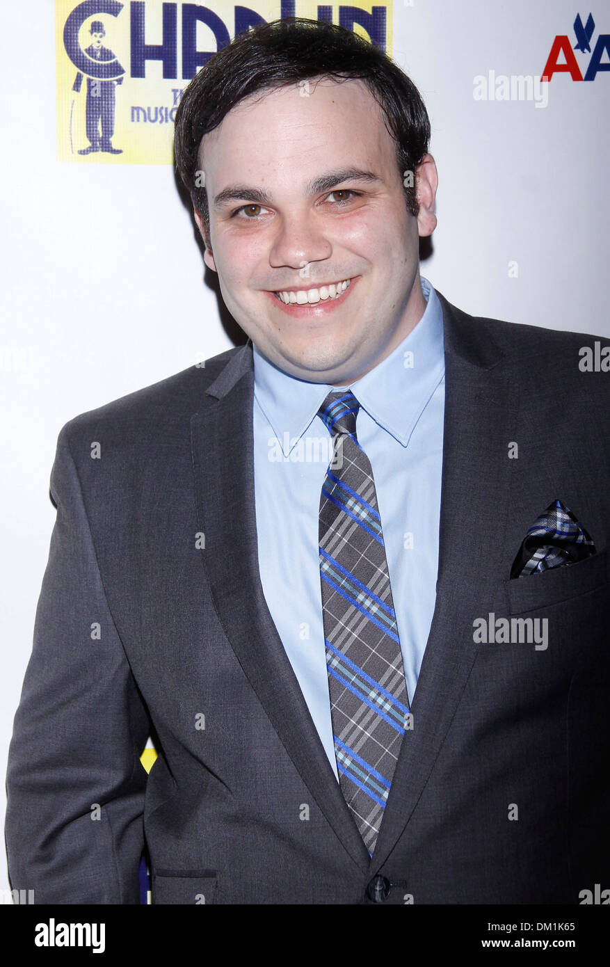Michael Mendez attending Broadway opening night after party for 'Chaplin Musical' held at Gotham Hall New York City USA - Stock Photo