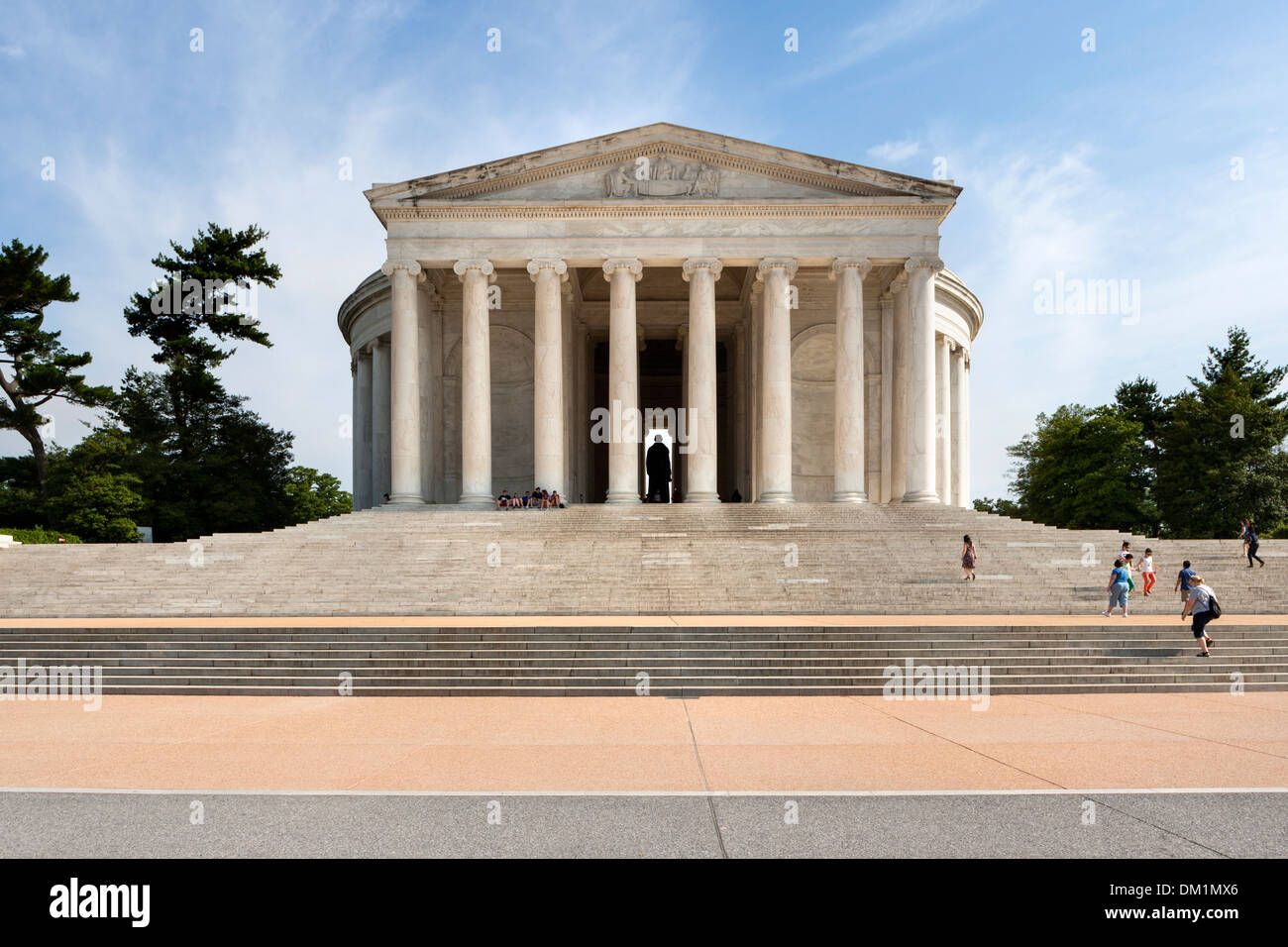 The Jefferson Memorial in Washington DC. Stock Photo