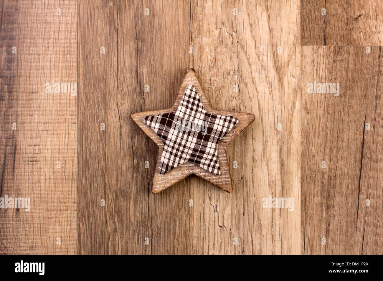 decoration with wooden background and moravian star Stock Photo - Alamy