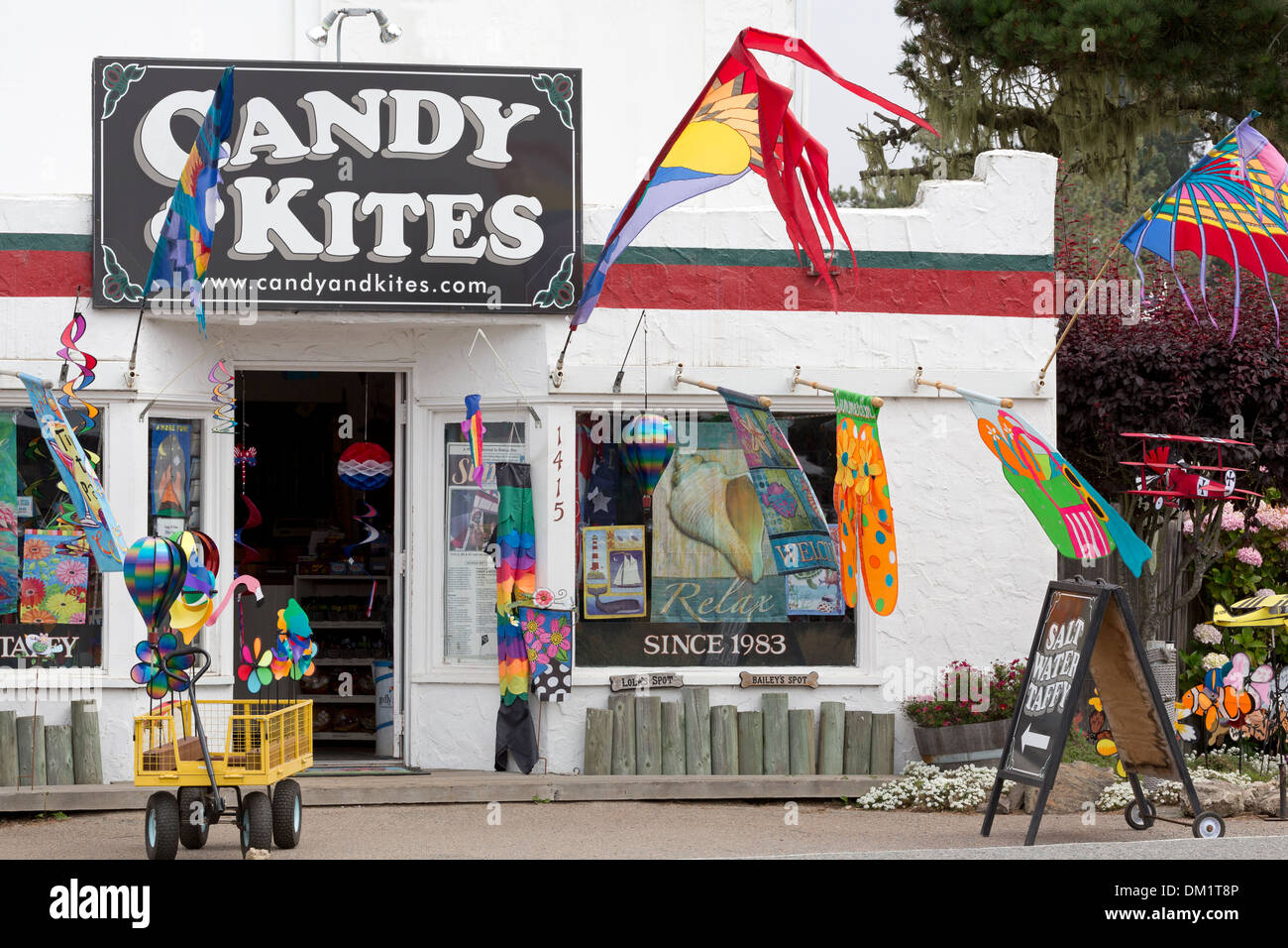 Kite store in Bodega Bay,California,USA Stock Photo Alamy