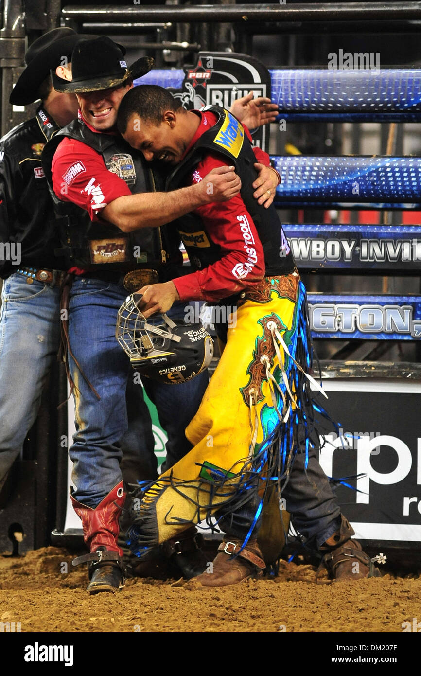 Valdiron De Oliveira and Guilherme Marchi during the PBR Built Ford