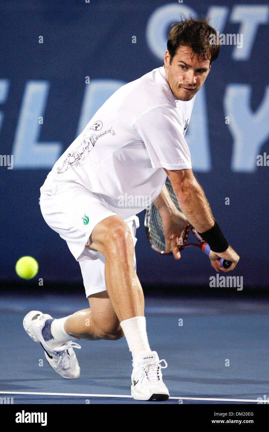 ATP Singles World Tour player Tommy Haas of the Germany returns the Stock  Photo - Alamy