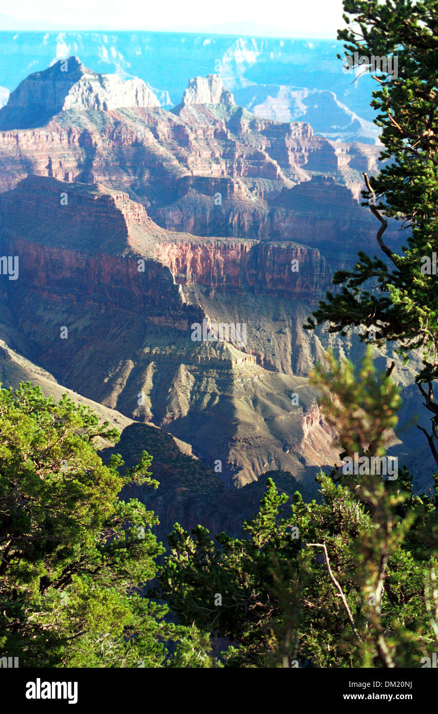 Grand Canyon with Colorado River Arizona, Yavapai,Hualapai Tribal nation, Havasupai Tribe, Stock Photo