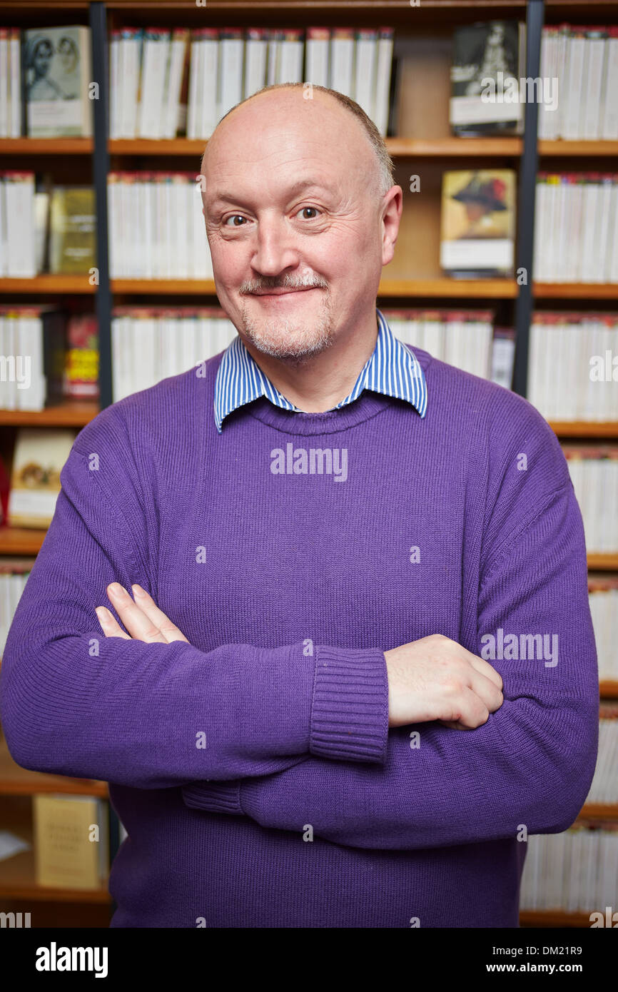 Archivist Martin Maw pictured in the Oxford University Press library