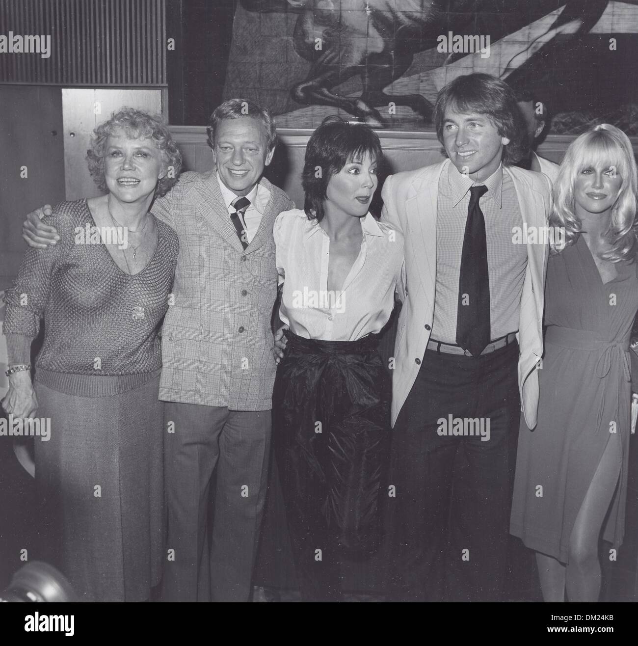 SUZANNE SOMERS with Audra Lindley , Don Knotts , Joyce DeWitt and John Ritter.3410.(Credit Image: © Nate Cutler/Globe Photos/ZUMAPRESS.com) Stock Photo