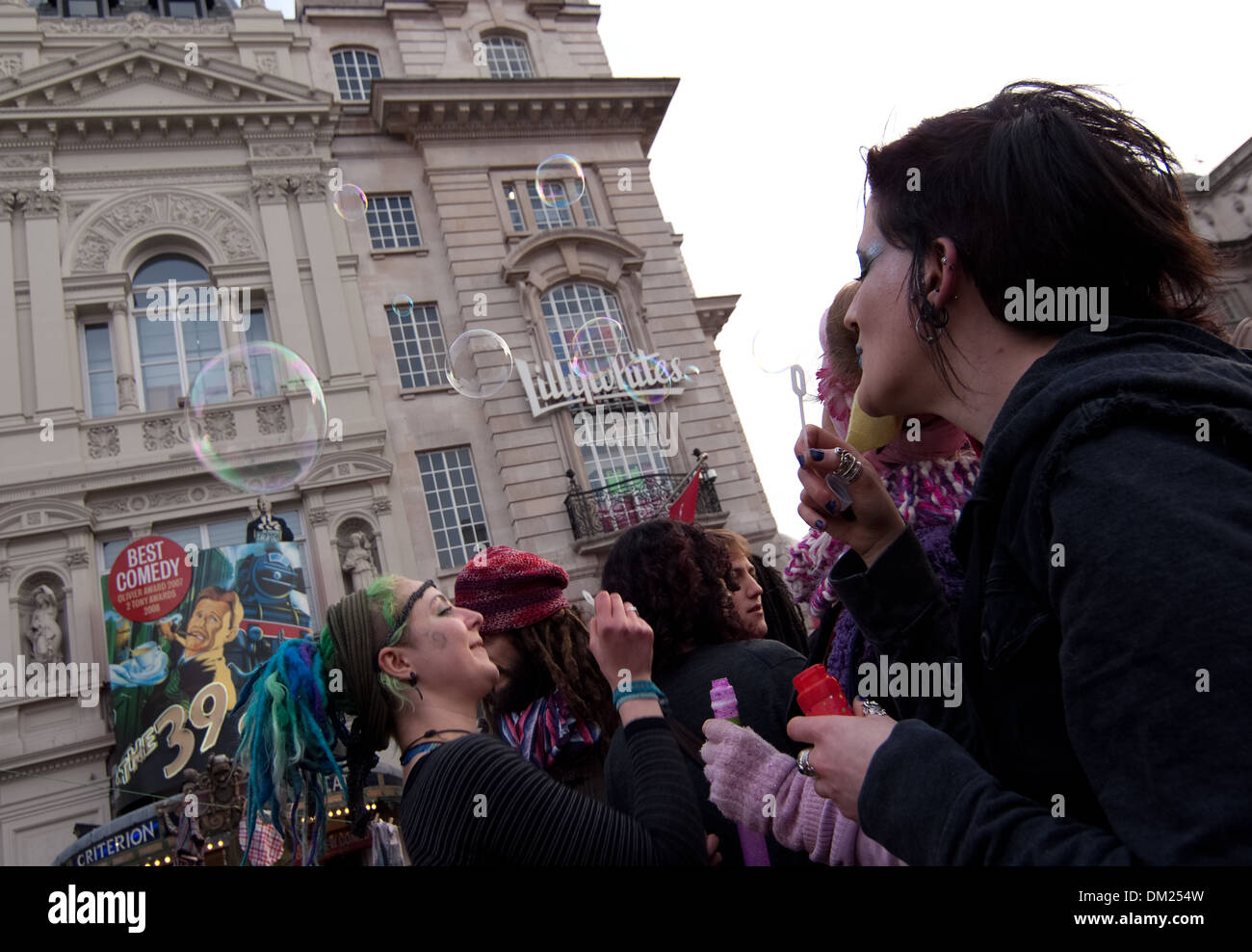 Pretty Bubbles in the air, A Bubble Blowing during the 10th anniversary
