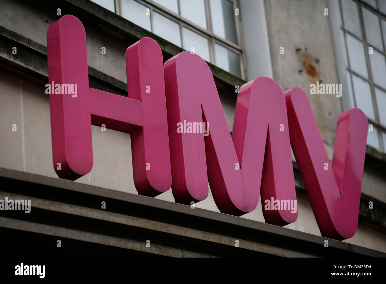 HMV store in central London 15 January, 2013. Stock Photo