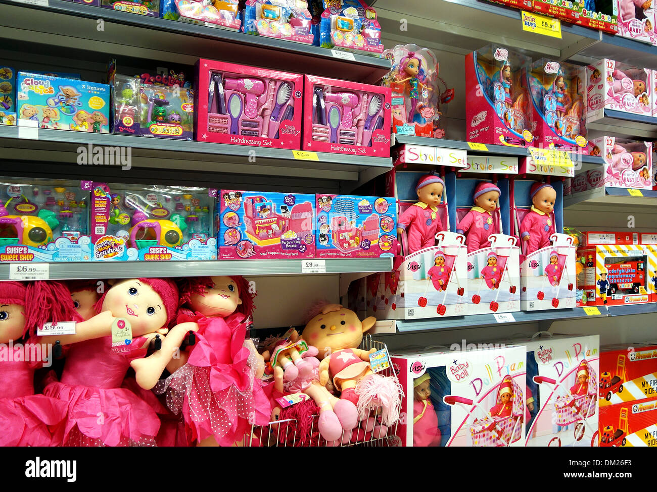 Girls toys hi-res stock photography and images - Alamy
