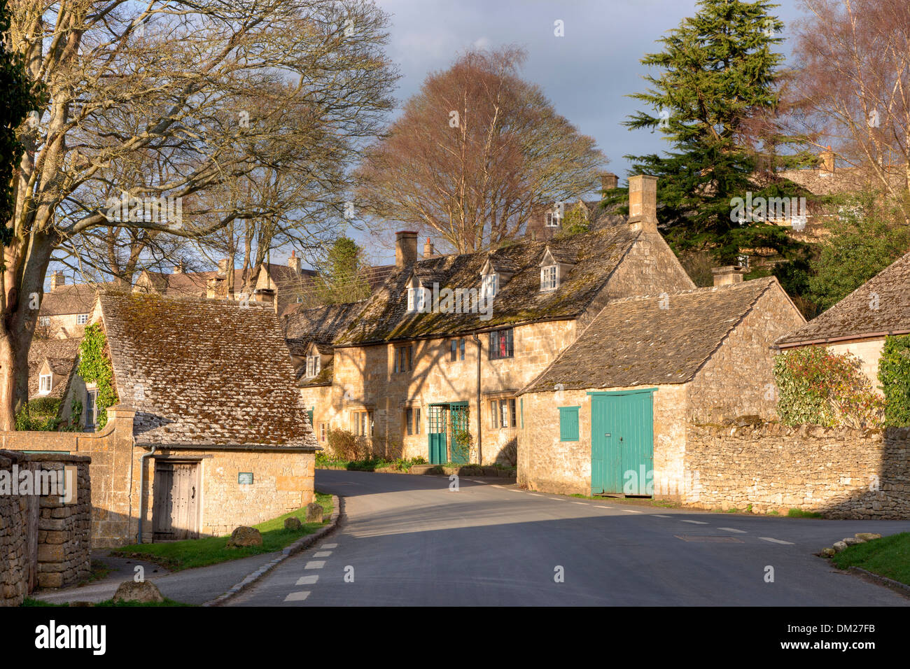 The pretty Cotswold village of Snowshill, Gloucestershire, England. Stock Photo