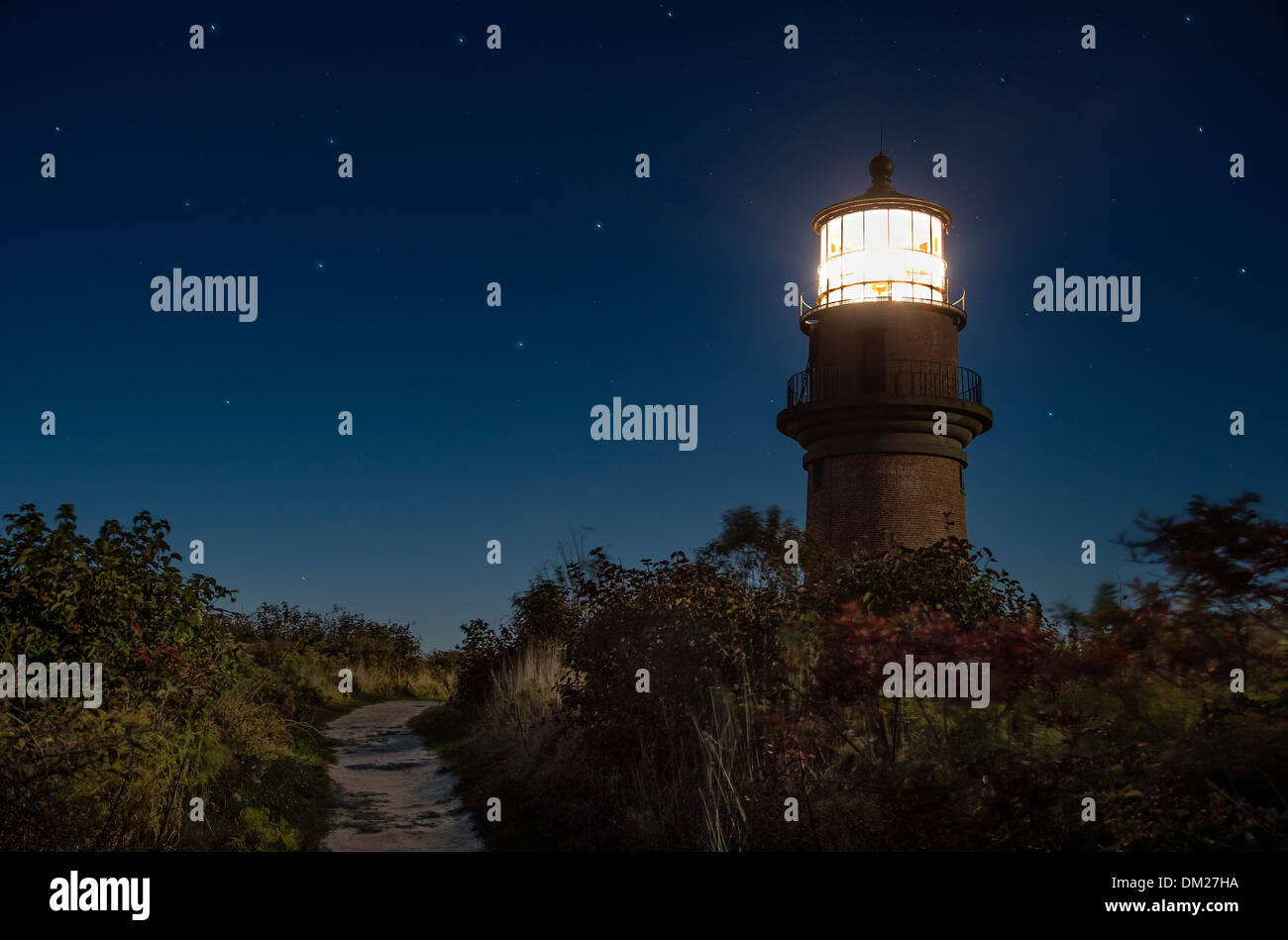 Gay Head Lighthouse, Aquinnah, Martha's Vineyard, Massachusetts, USA