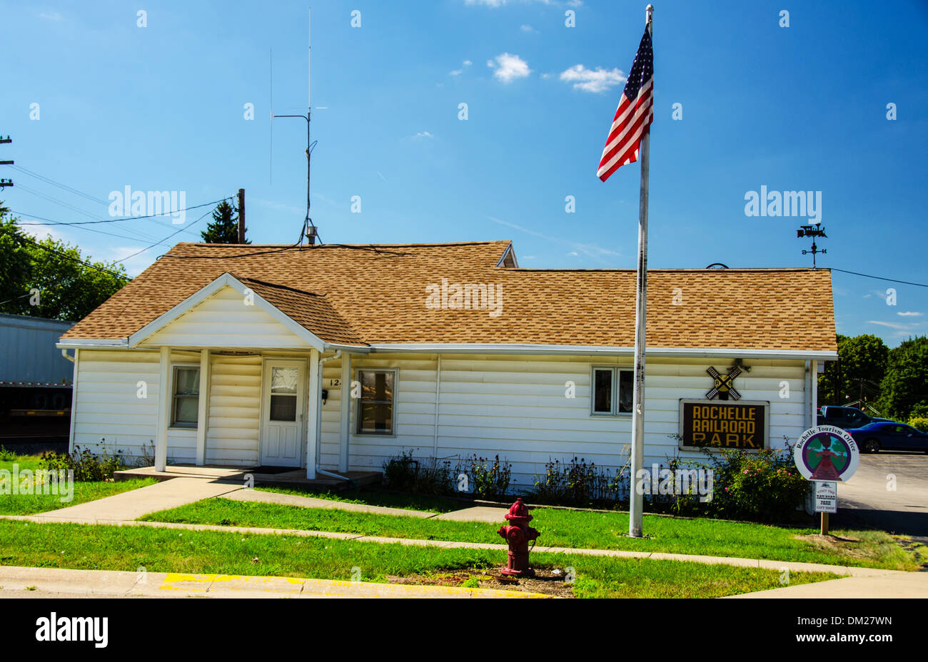 Visitor Center and Rochelle Tourism Office at the Rochelle Railroad