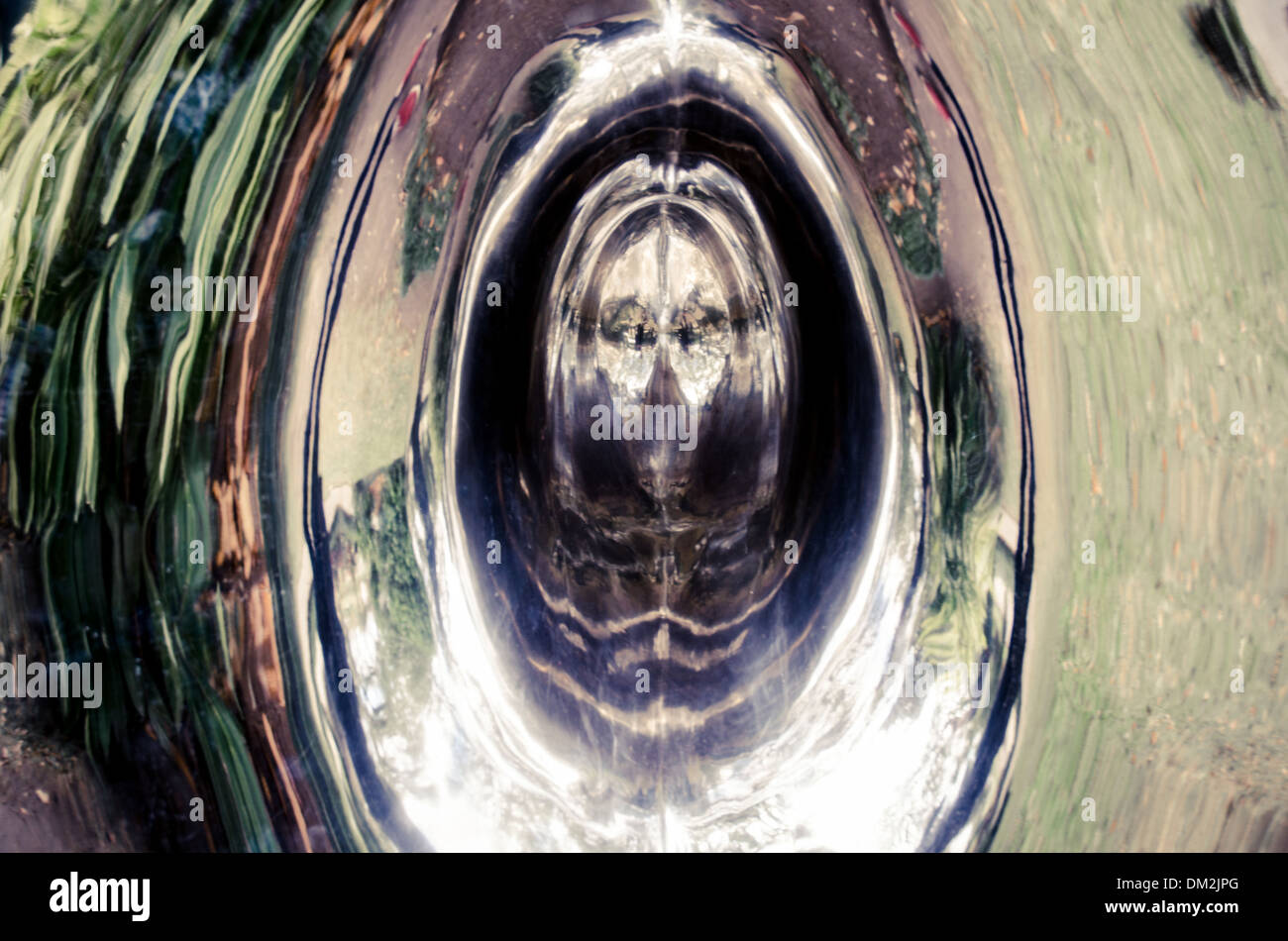 alien psychedelic hallucination Stock Photo