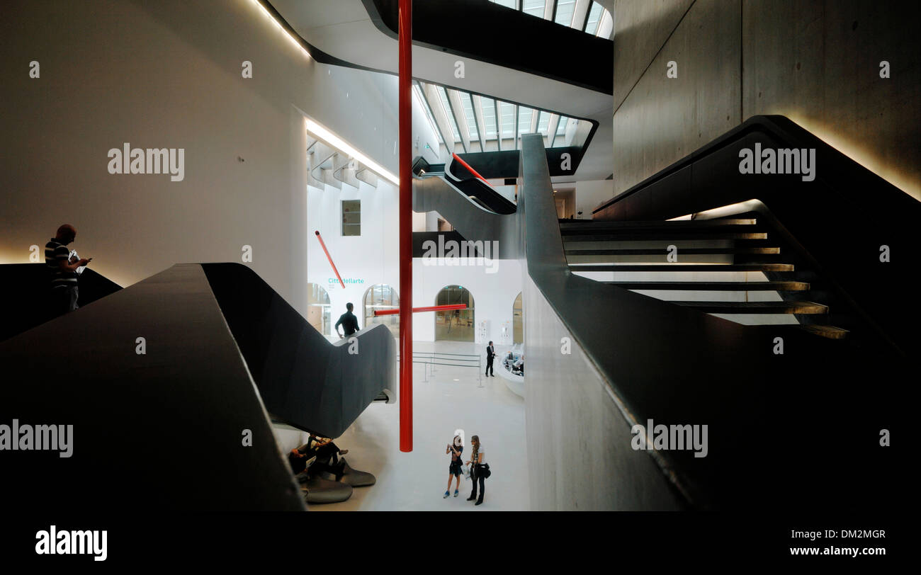 Entrance hall maxxi rome italy hi-res stock photography and images - Alamy