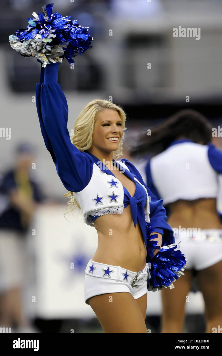 Members of the famous Dallas Cowboys Cheerleaders at the NFL football game  between the San Diego Chargers and Dallas Cowboys at Cowboys Stadium in  Arlington, Texas. (Credit Image: © Steven Leija/Southcreek  Global/ZUMApress.com