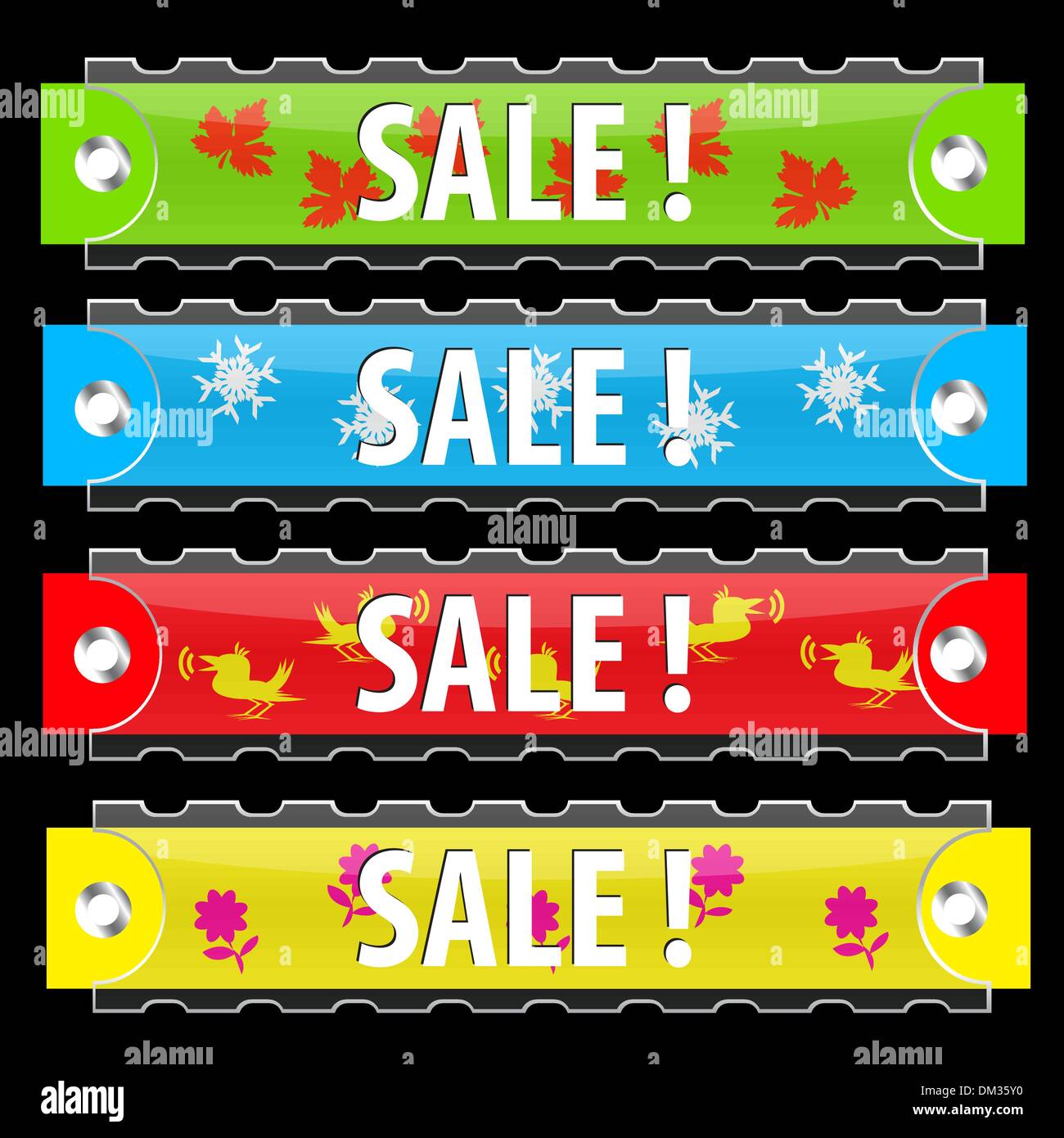 Vector glossy sale tag buttons Stock Vector Image & Art Alamy