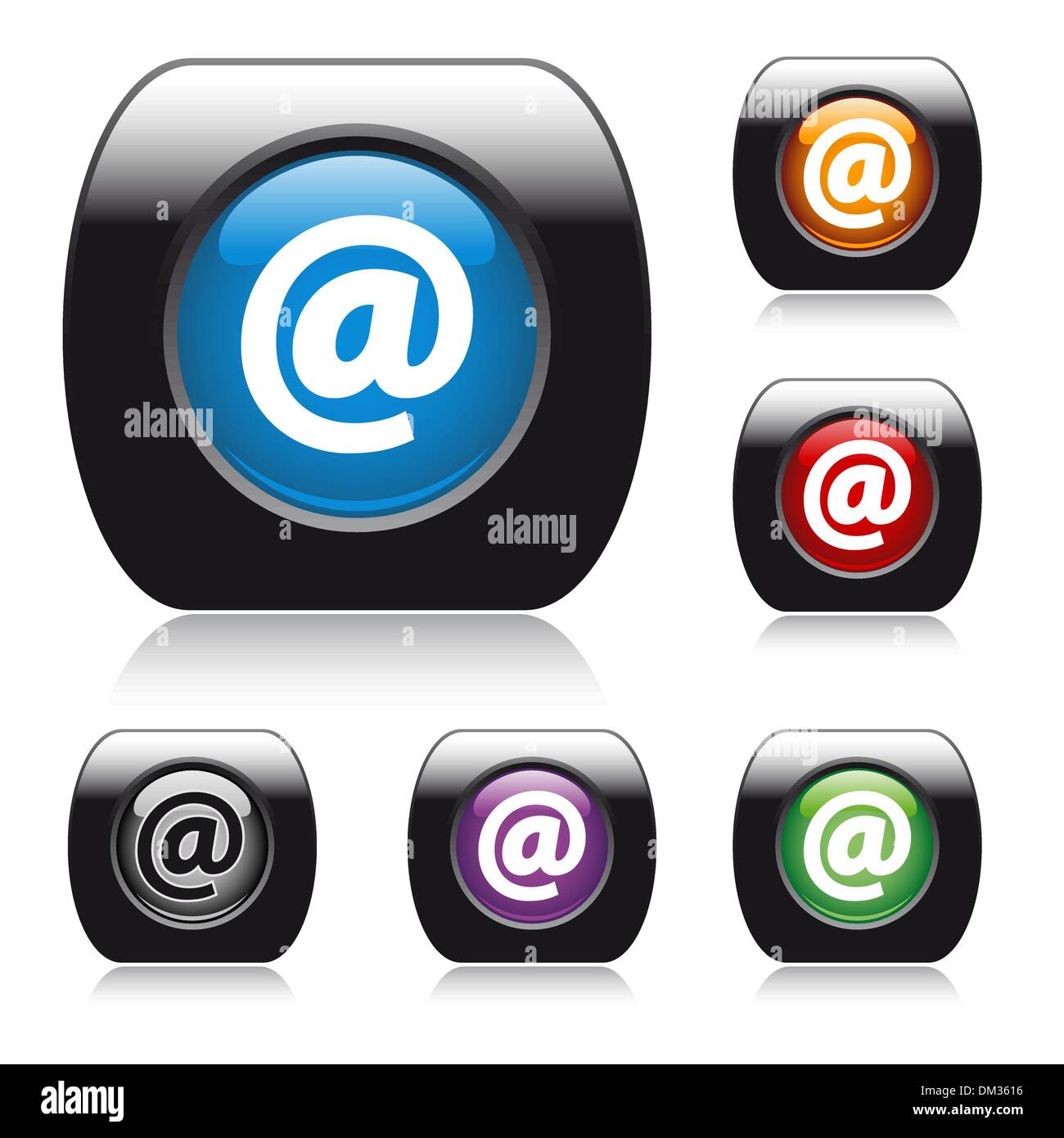 Vector glossy button for web design Stock Vector Image & Art - Alamy