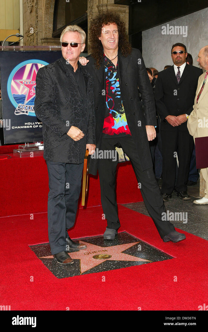 Oct. 18, 2002 Hollywood, CALIFORNIA QUEEN BAND MEMBERS BRIAN MAY