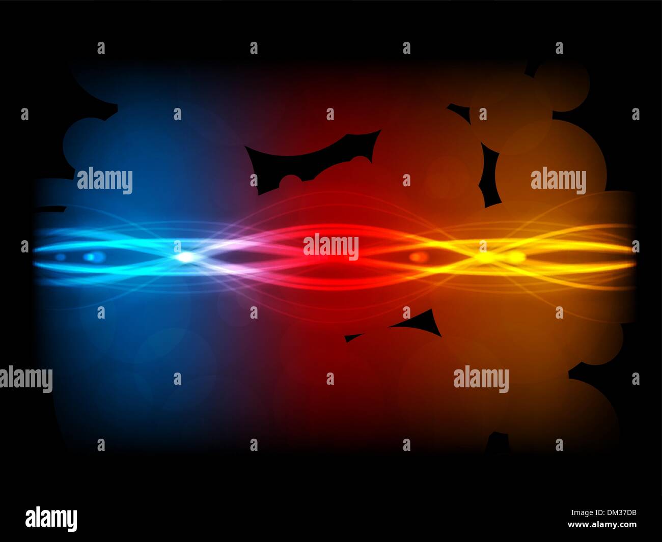 Lights digital space Stock Vector Images - Alamy