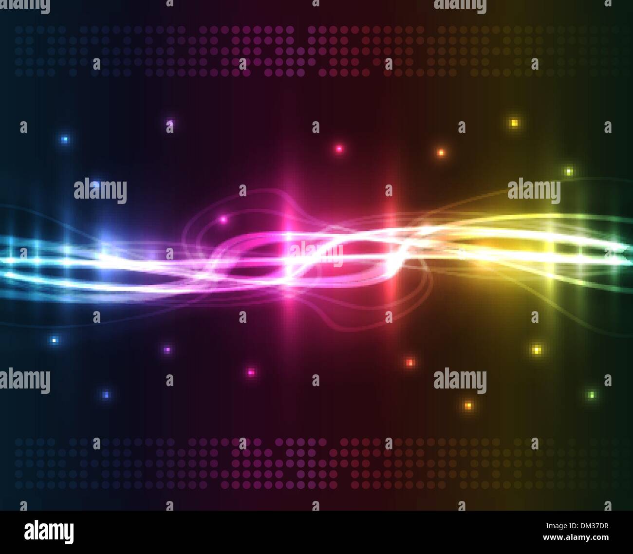 Abstract lights - colored vector background Stock Vector Image & Art ...