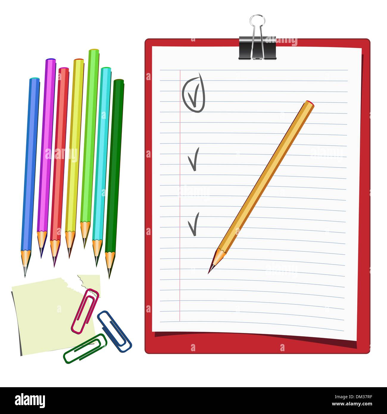 Sticky note holder Cut Out Stock Images & Pictures - Alamy