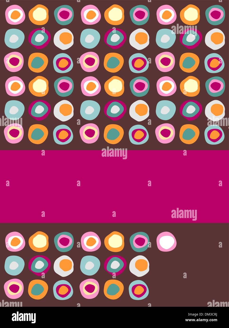 Multicolored dots background Stock Vector
