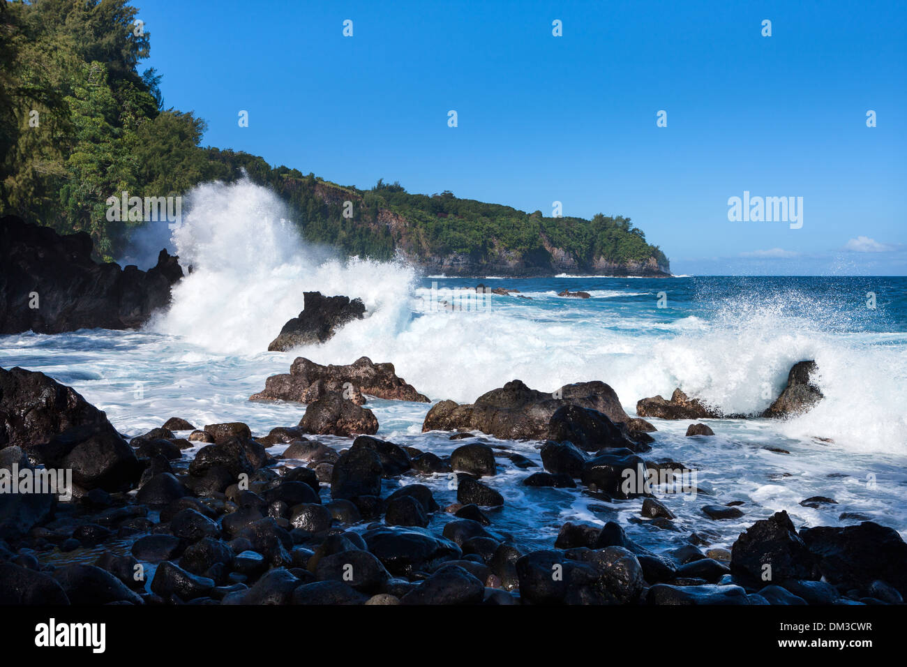 Laupahoehoe, Point, USA, United States, America, Hawaii, Big Island, sea, Pacific, rock, cliff