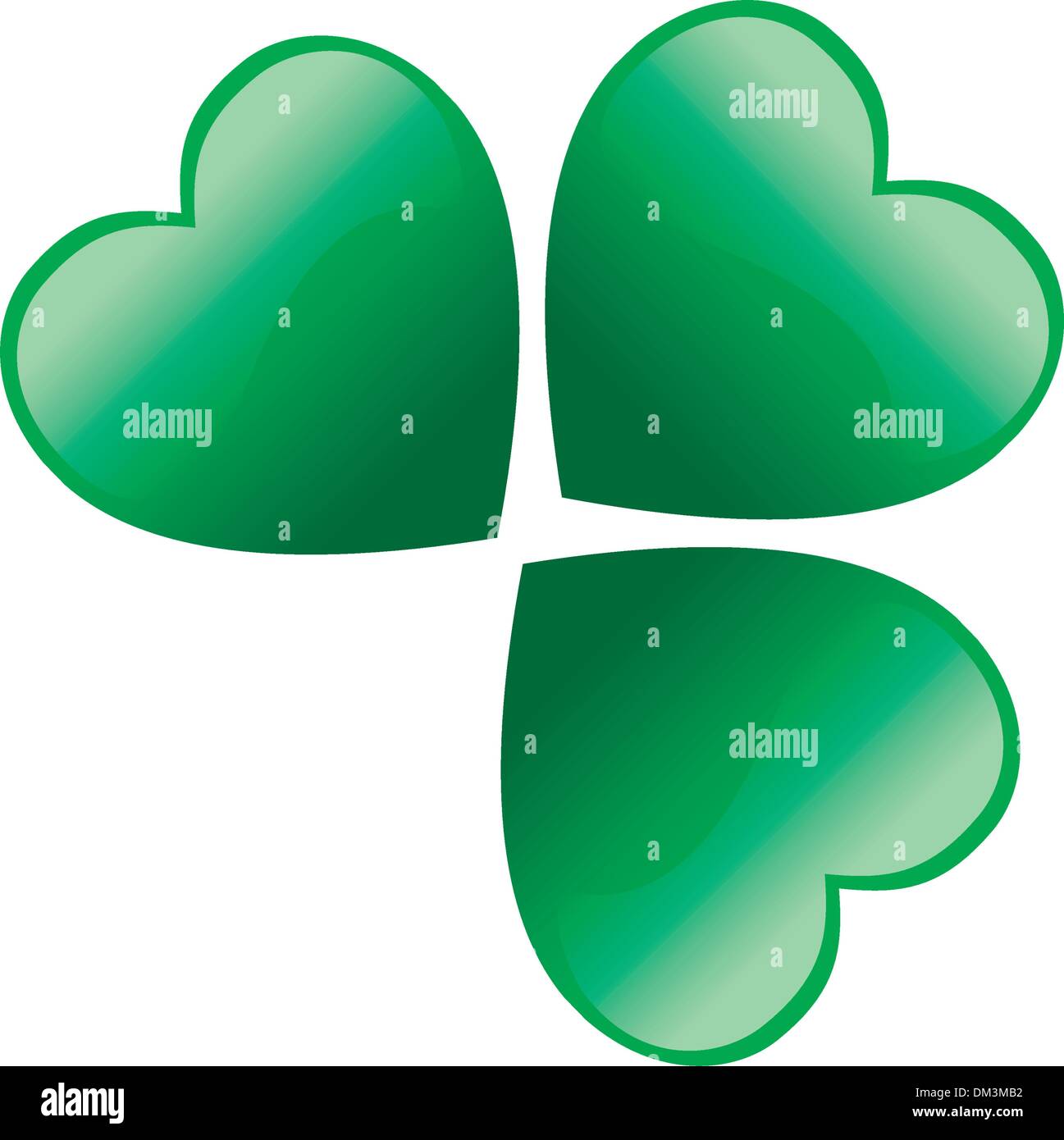 Ladybug and hearts Stock Vector