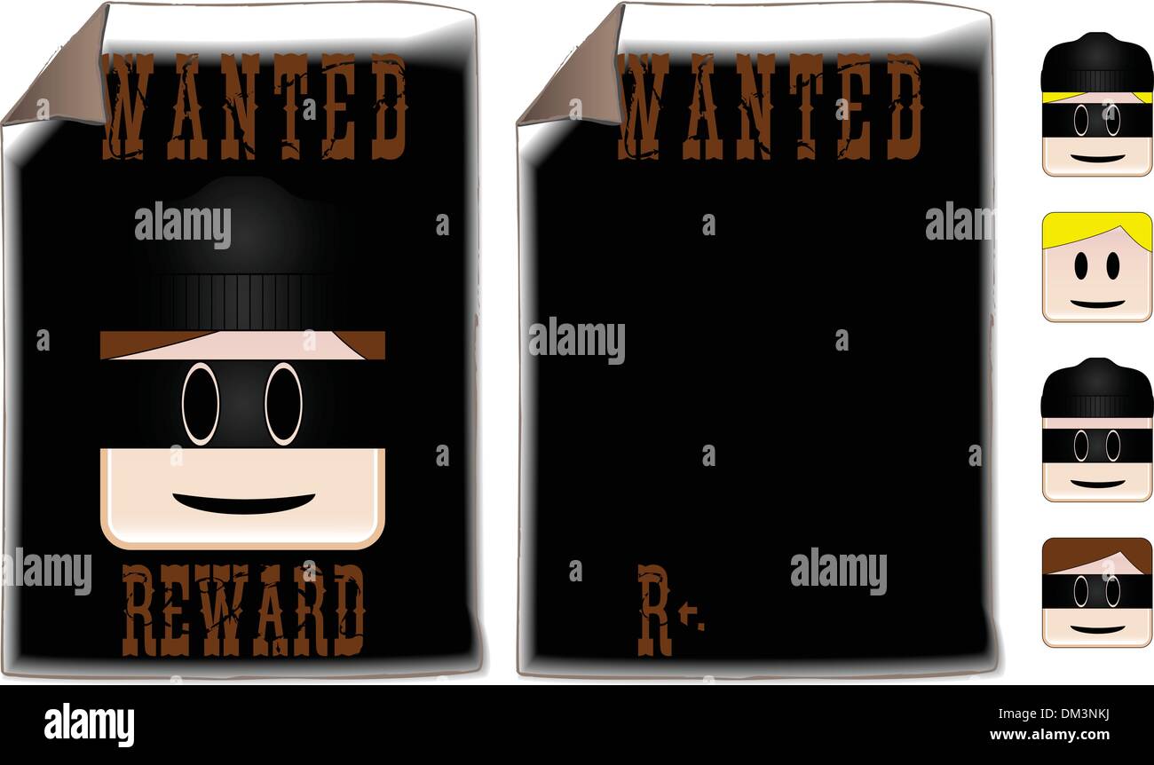 Wanted Sign Stock Vector