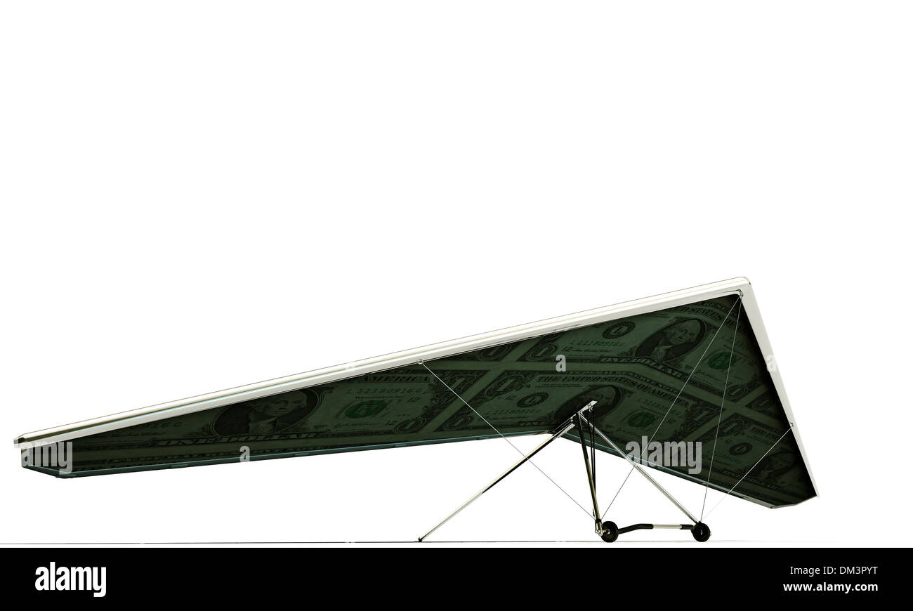 deltaplane isolated on white background Stock Photo - Alamy