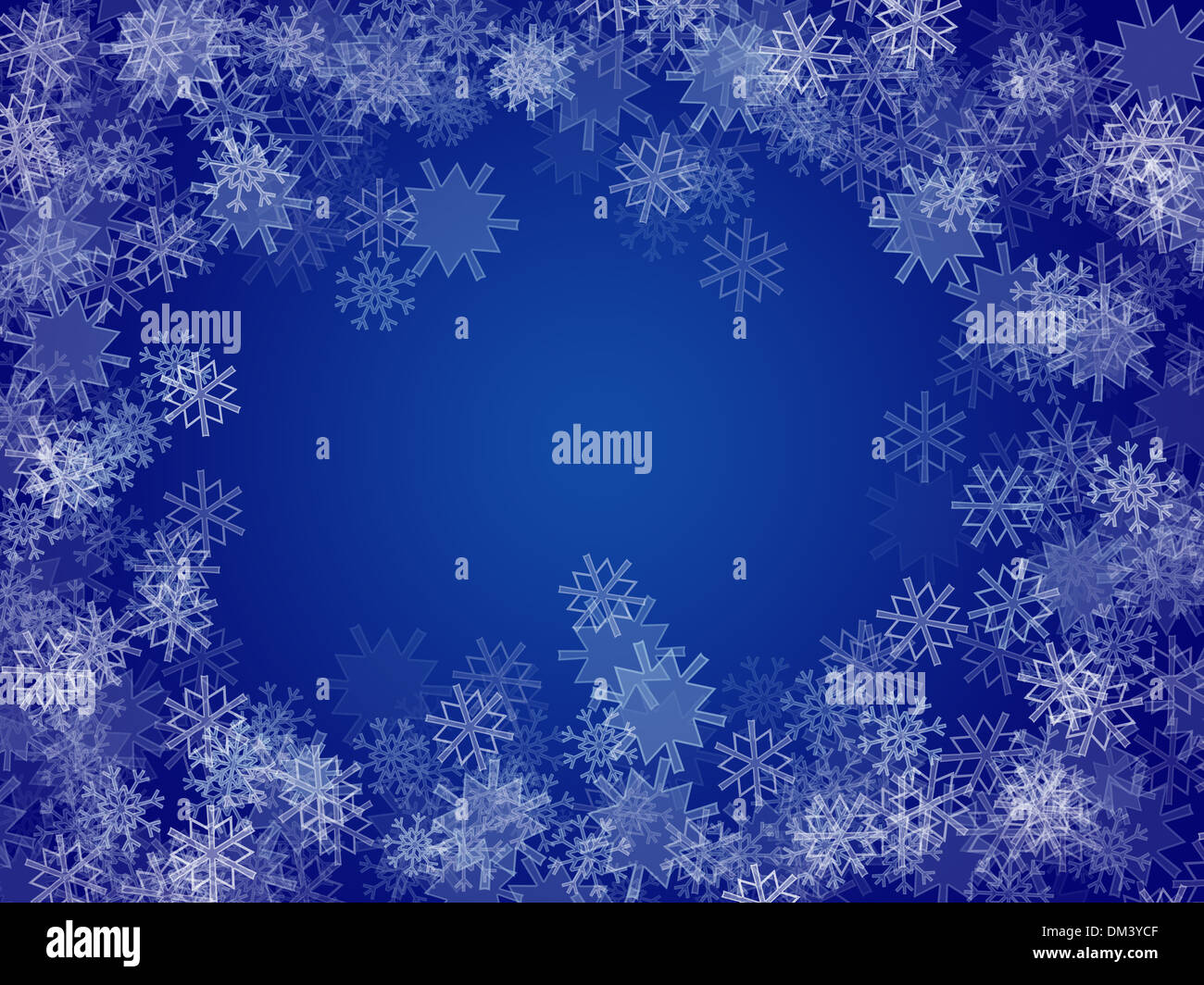 Blue christmas background snowflakes winter hi-res stock photography ...