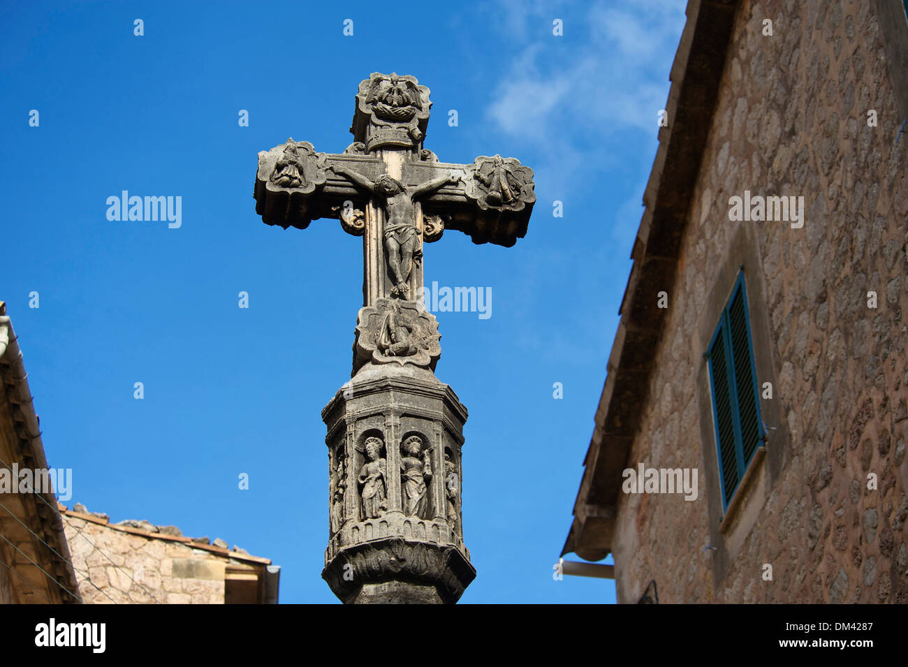 Balearic Islands Majorca Spain Europe cross Celtic Christianity ...