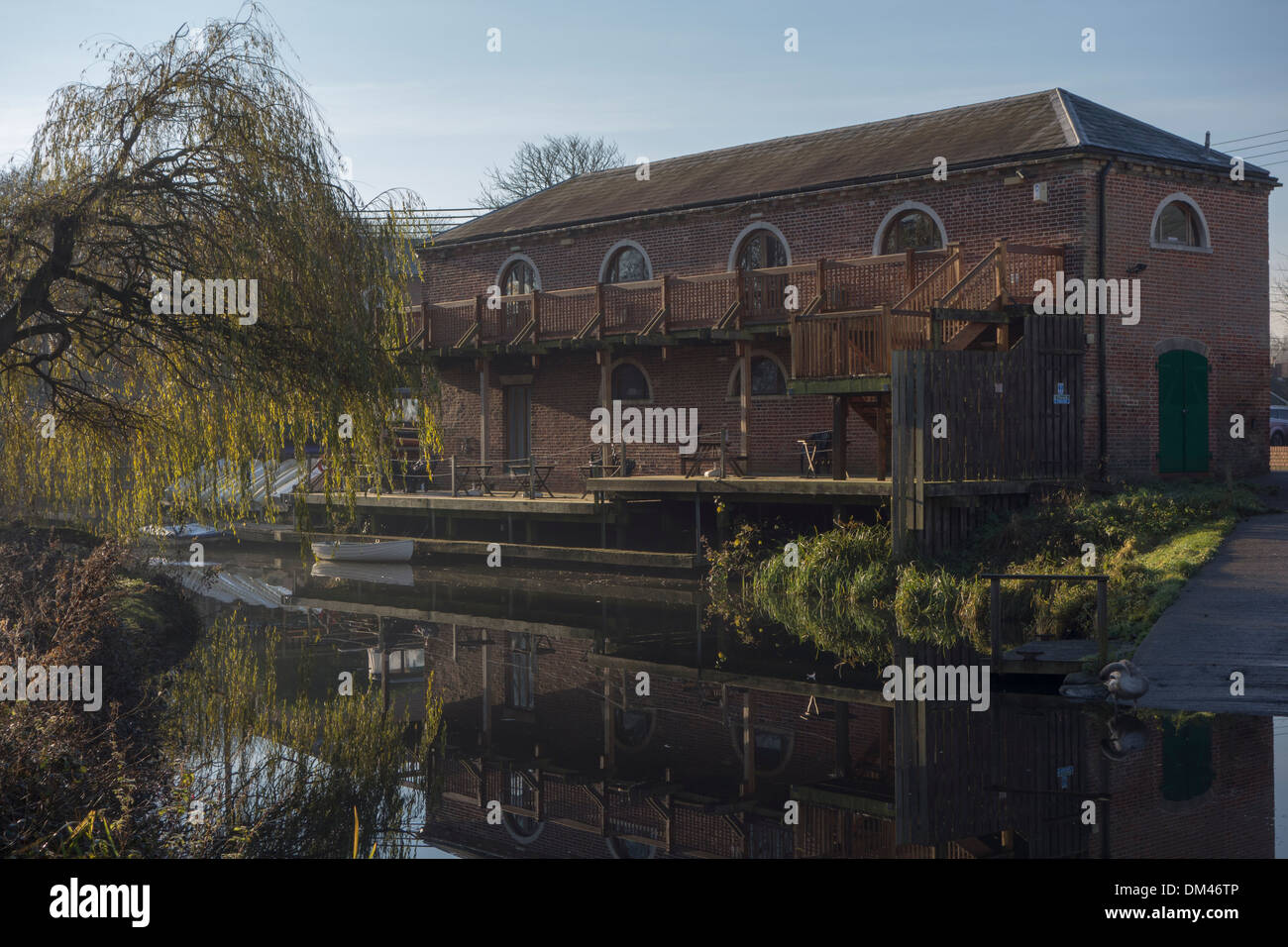 River Stour Trust: 'The Granary',  the registered office of the River Stour Trust. Stock Photo