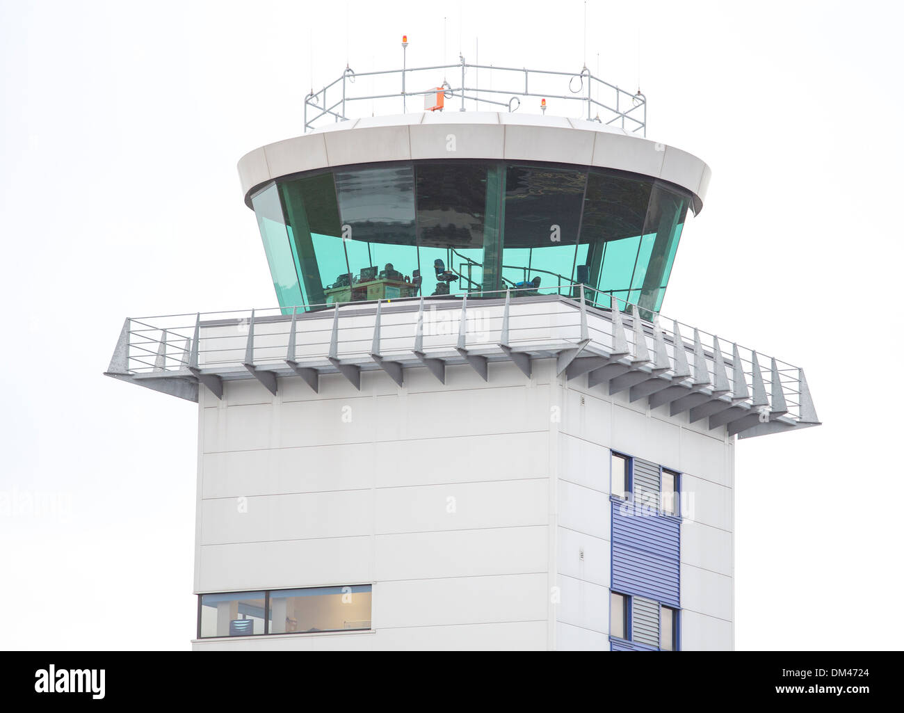 29/11/2013 London Southend airport control tower Stock Photo