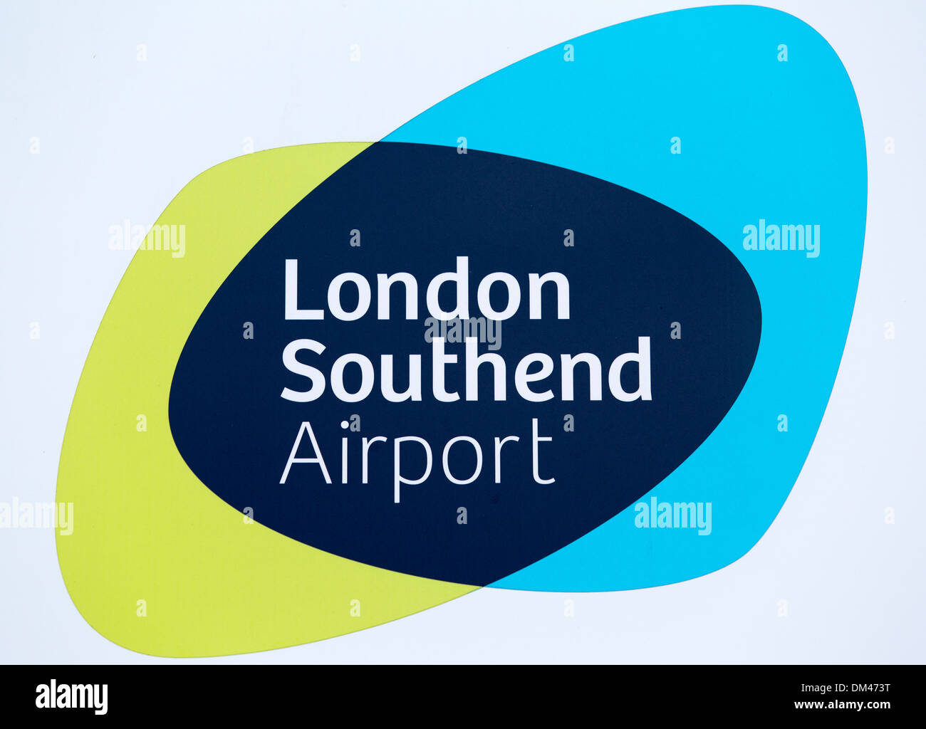 29/11/2013 London Southend airport sign Stock Photo