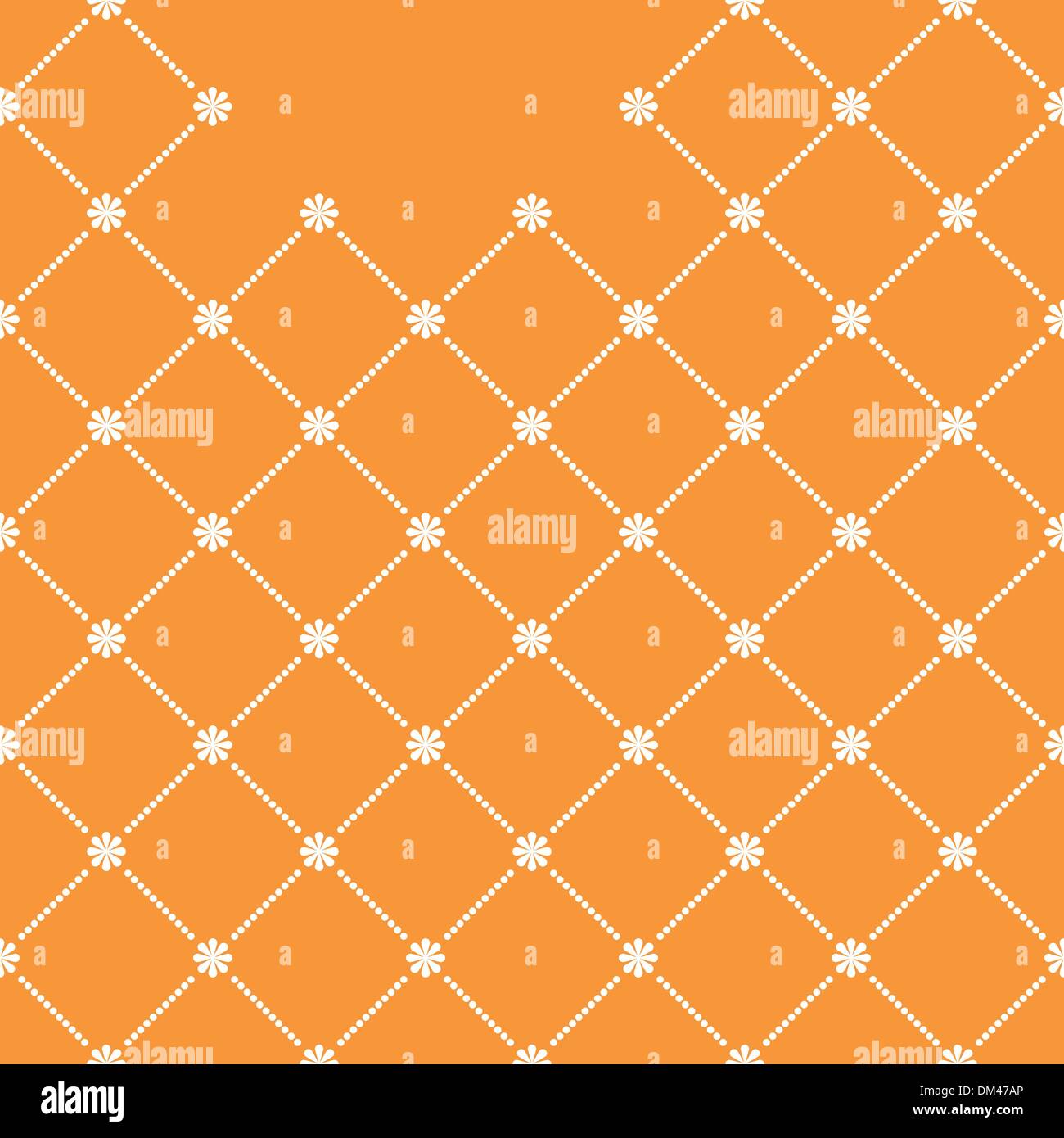 Seamless flower pattern wallpaper. Stock Vector