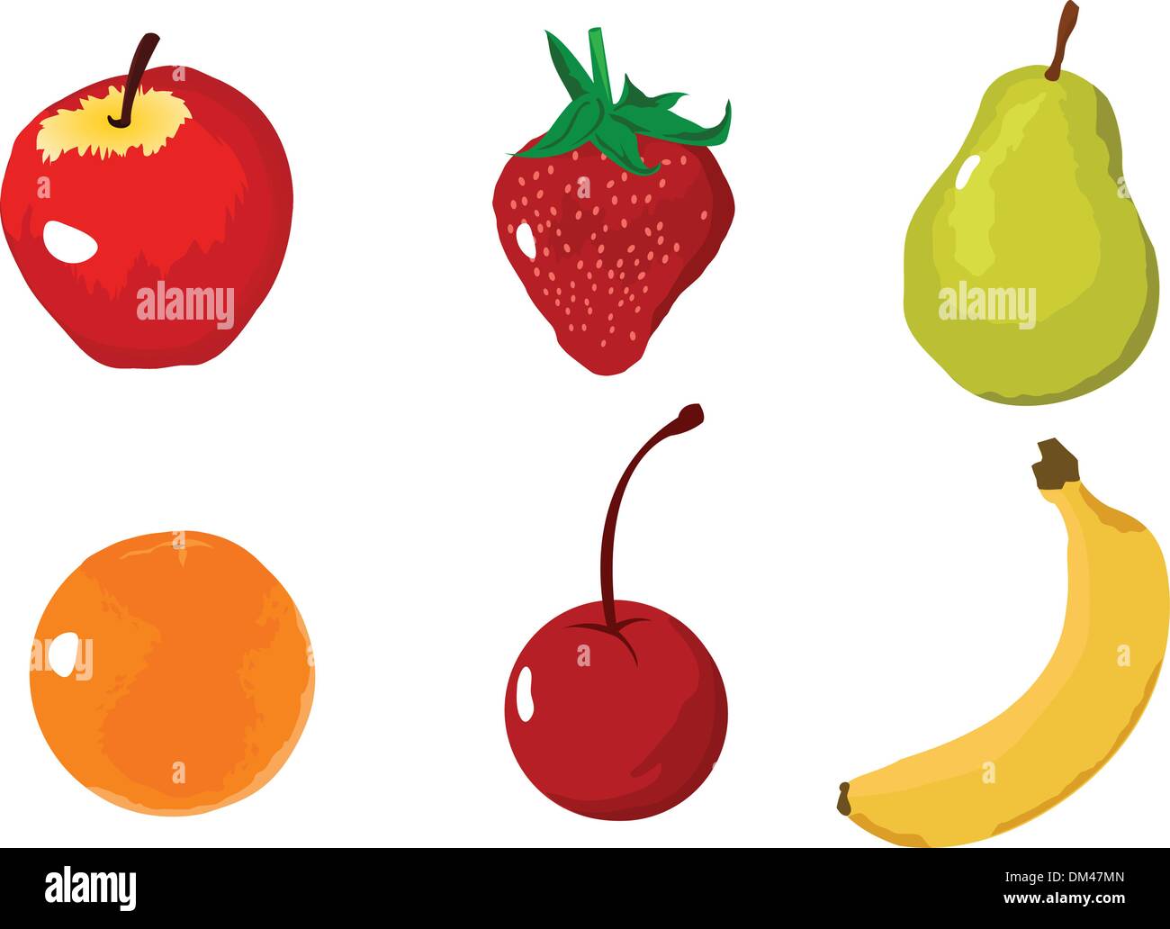 Fruit theme Stock Vector Images - Alamy