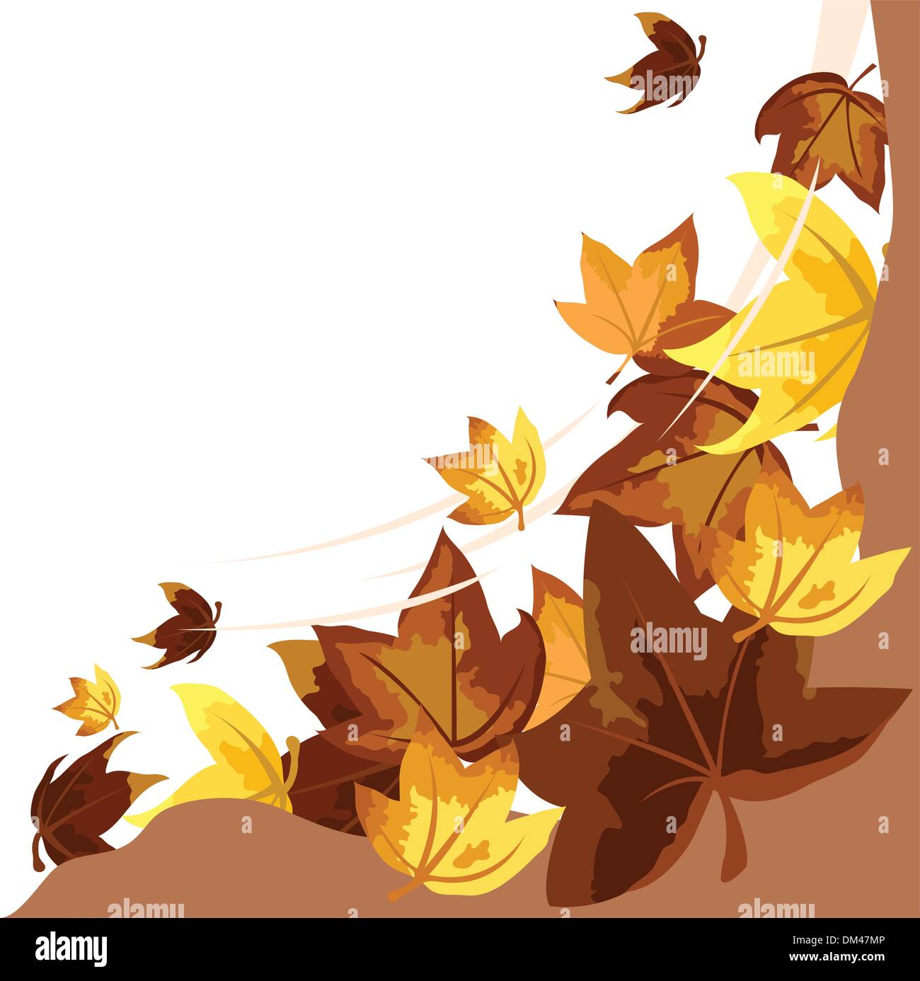 autumn leaves background Stock Vector Image & Art - Alamy