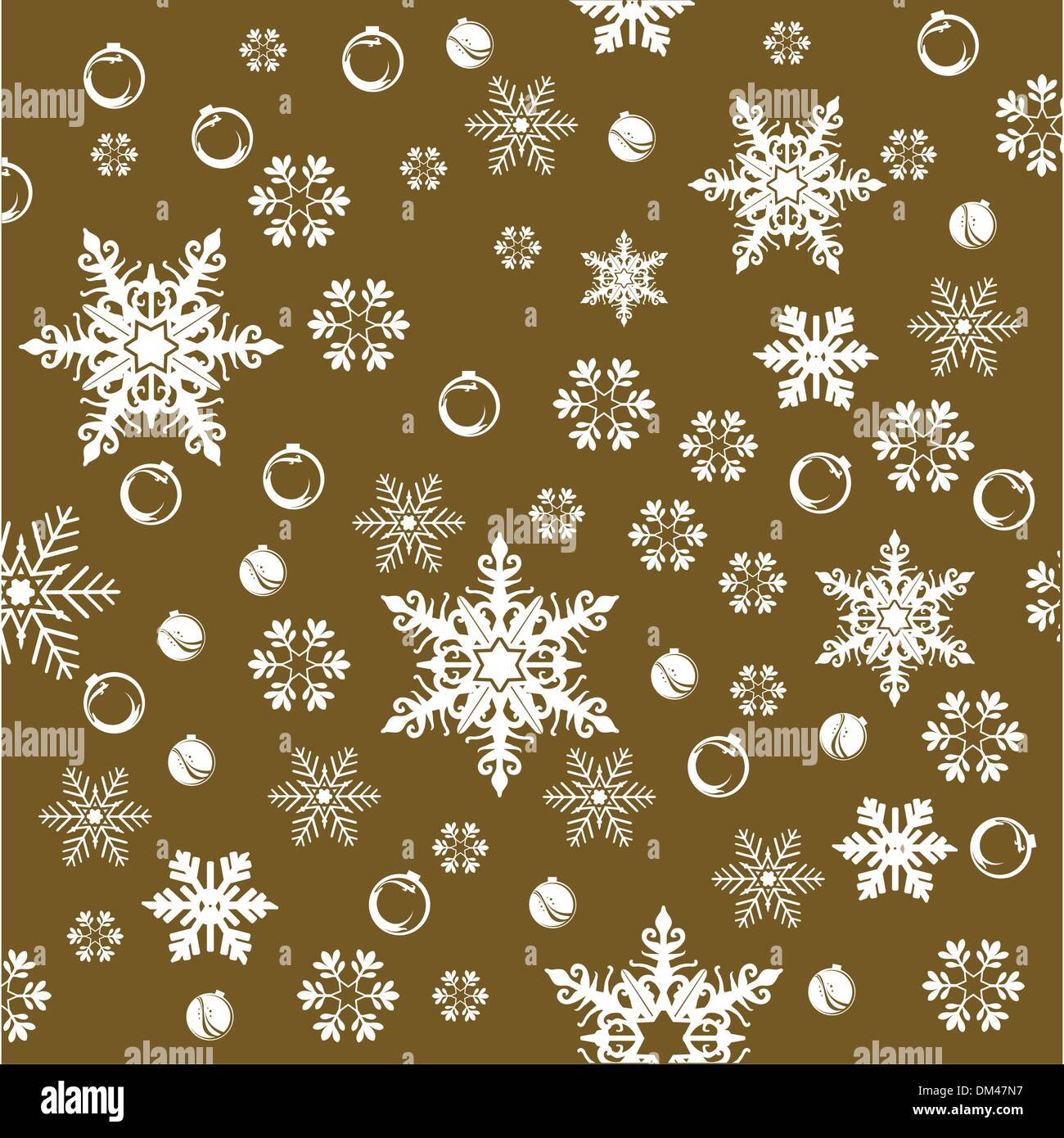 seamless snowflakes Stock Vector
