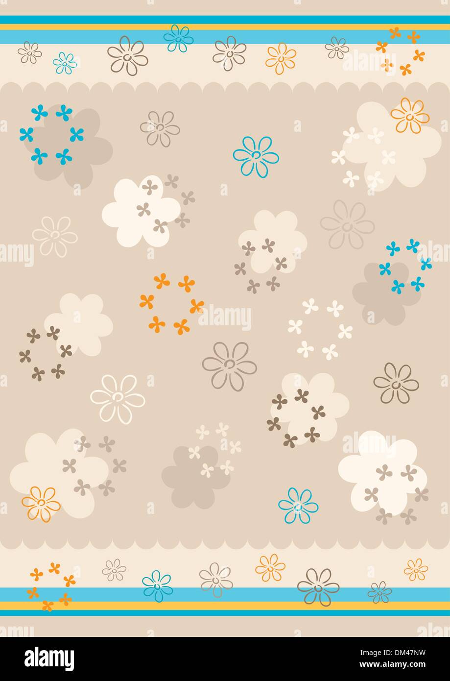 Floral pastel illustration Stock Vector Images - Alamy