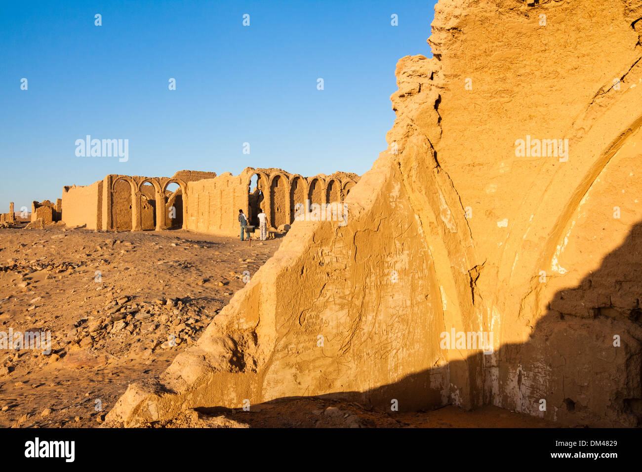 Al-Bagawat, one of the earliest and best preserved Christian cemeteries in the ancient world. Kharga oasis, Egypt Stock Photo